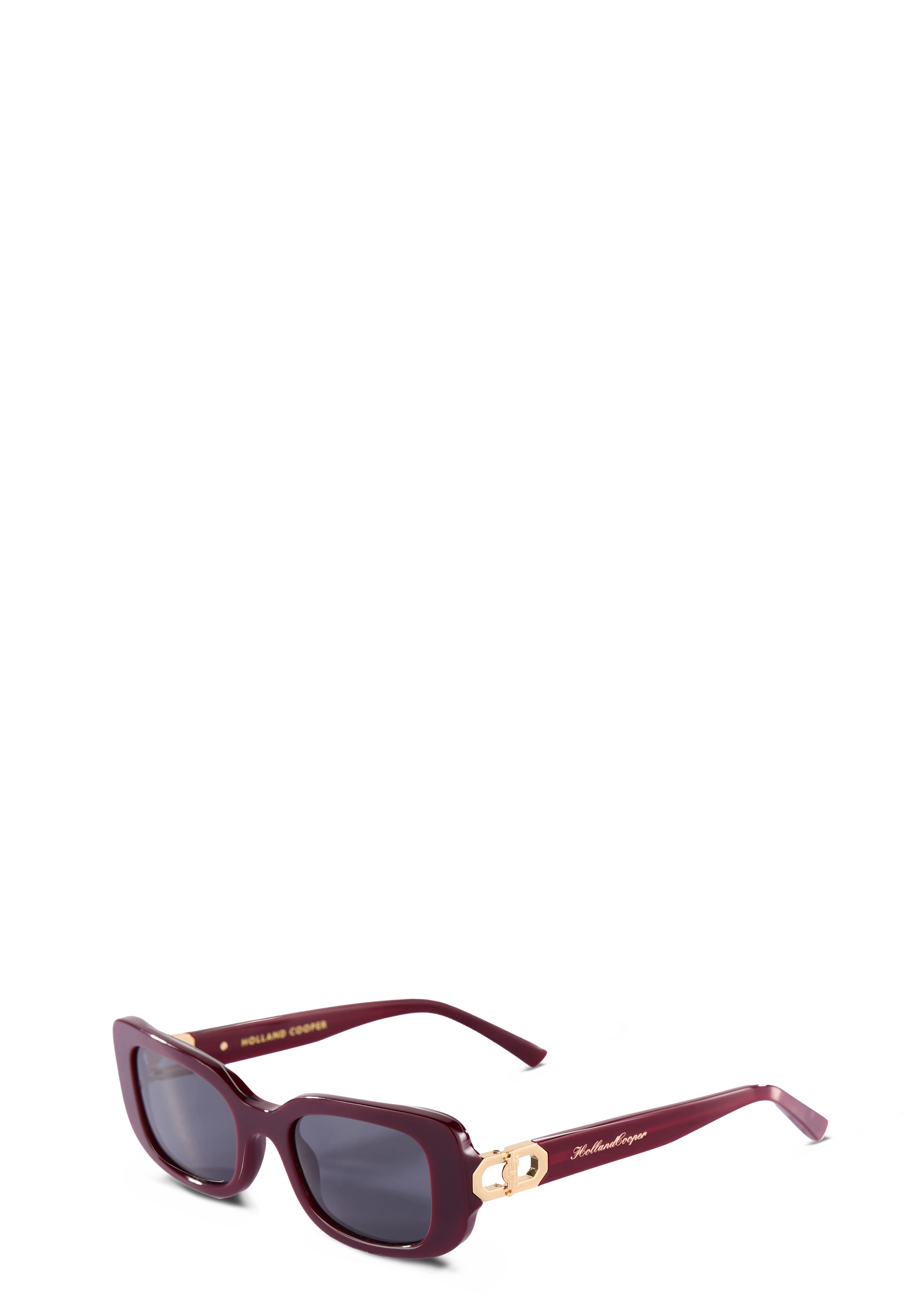 Paris Narrow Sunglasses (Oxblood)