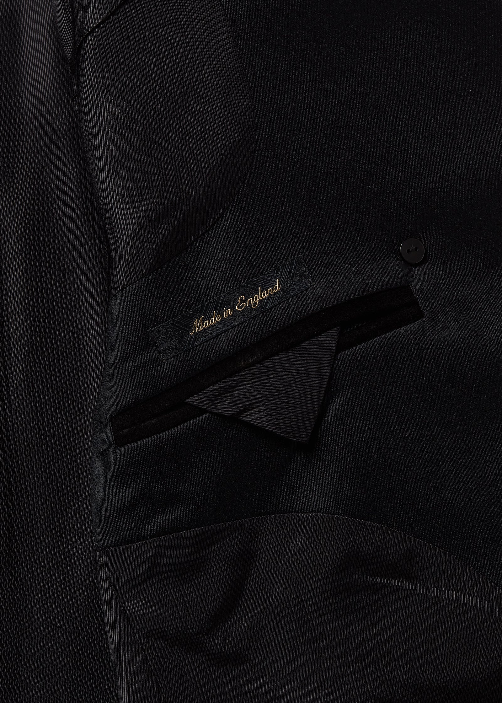 The Double Breasted Blazer (Black Barathea)