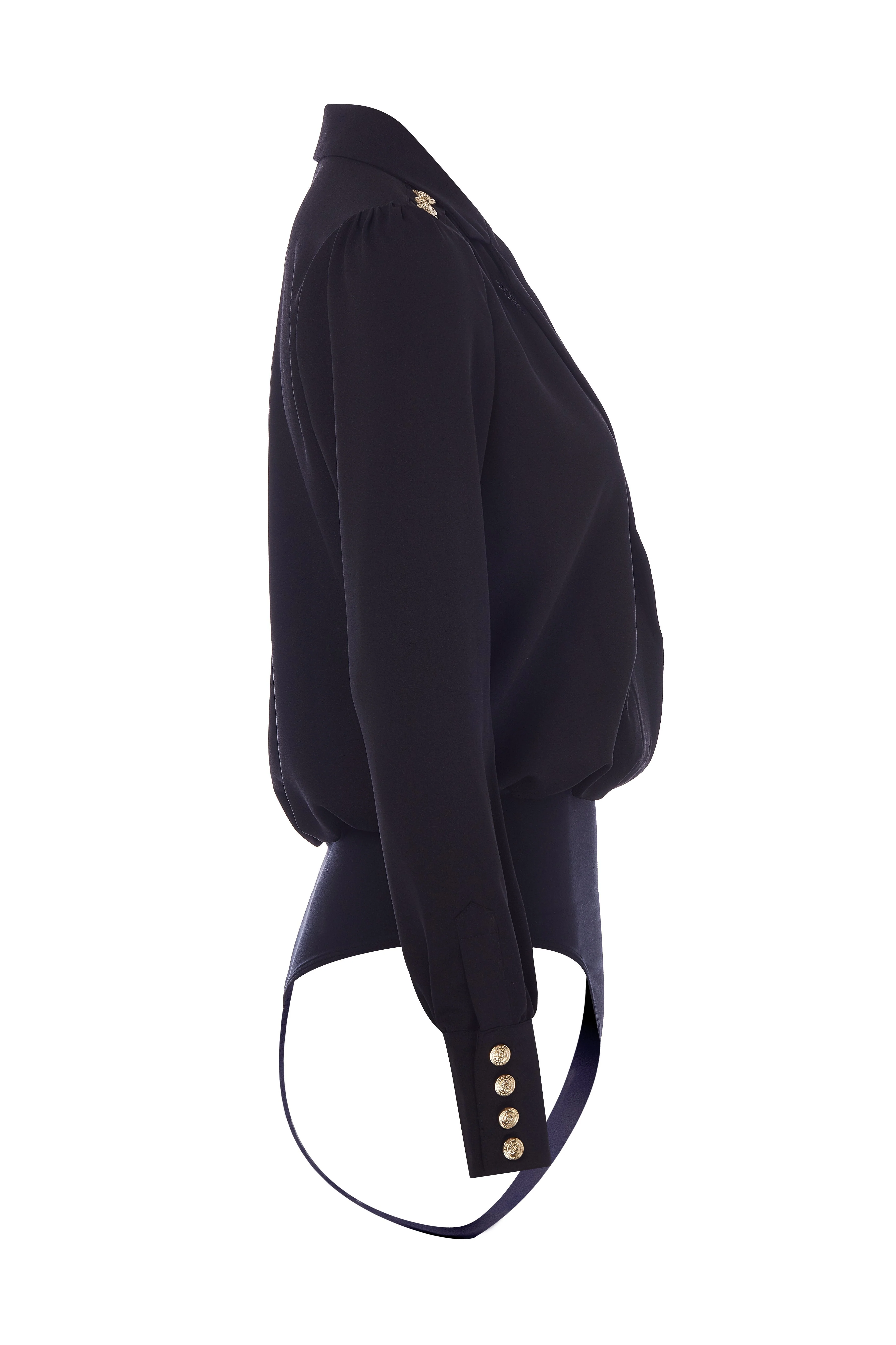 Shirt Bodysuit (Black)