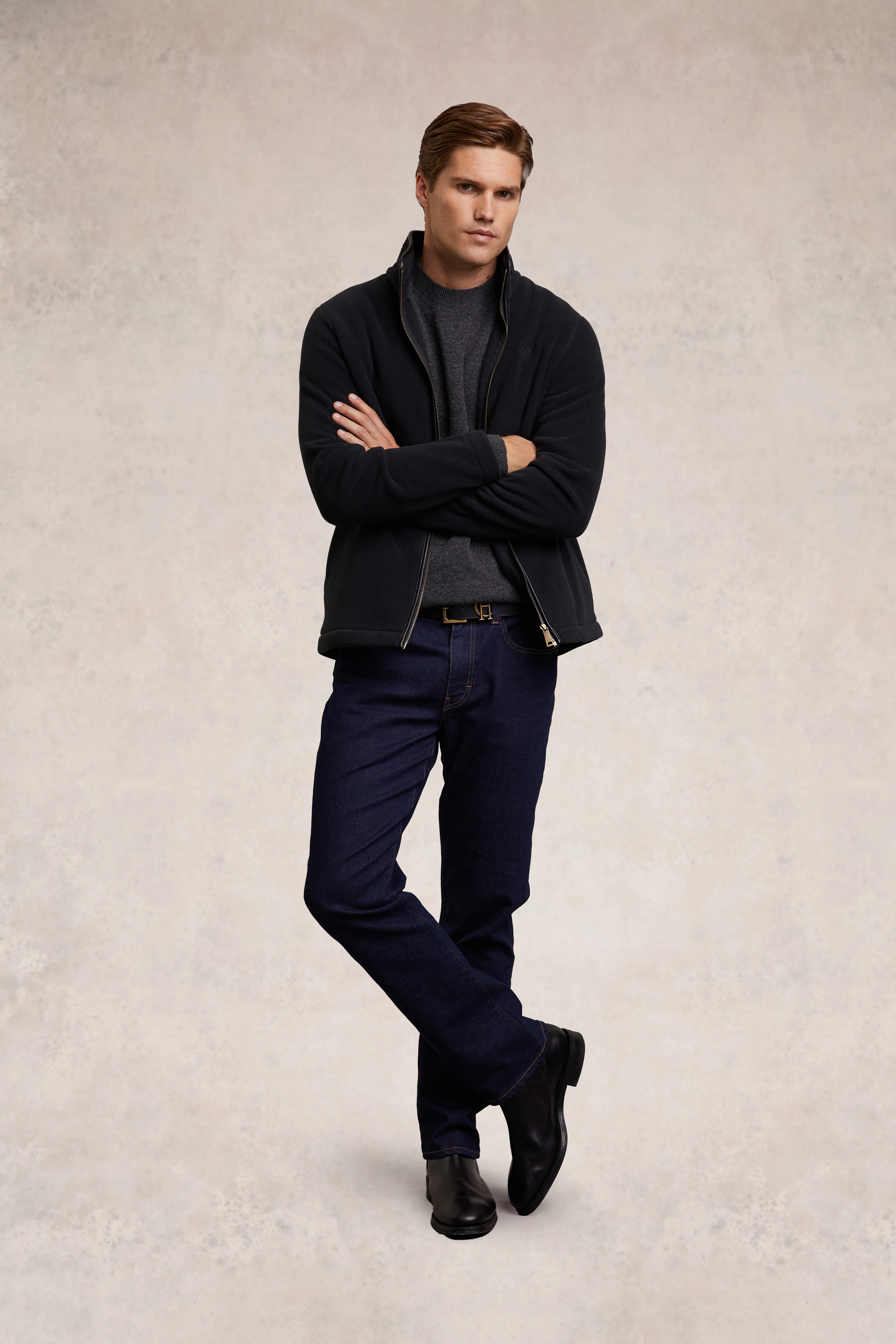 Country Fleece Jacket (Black)