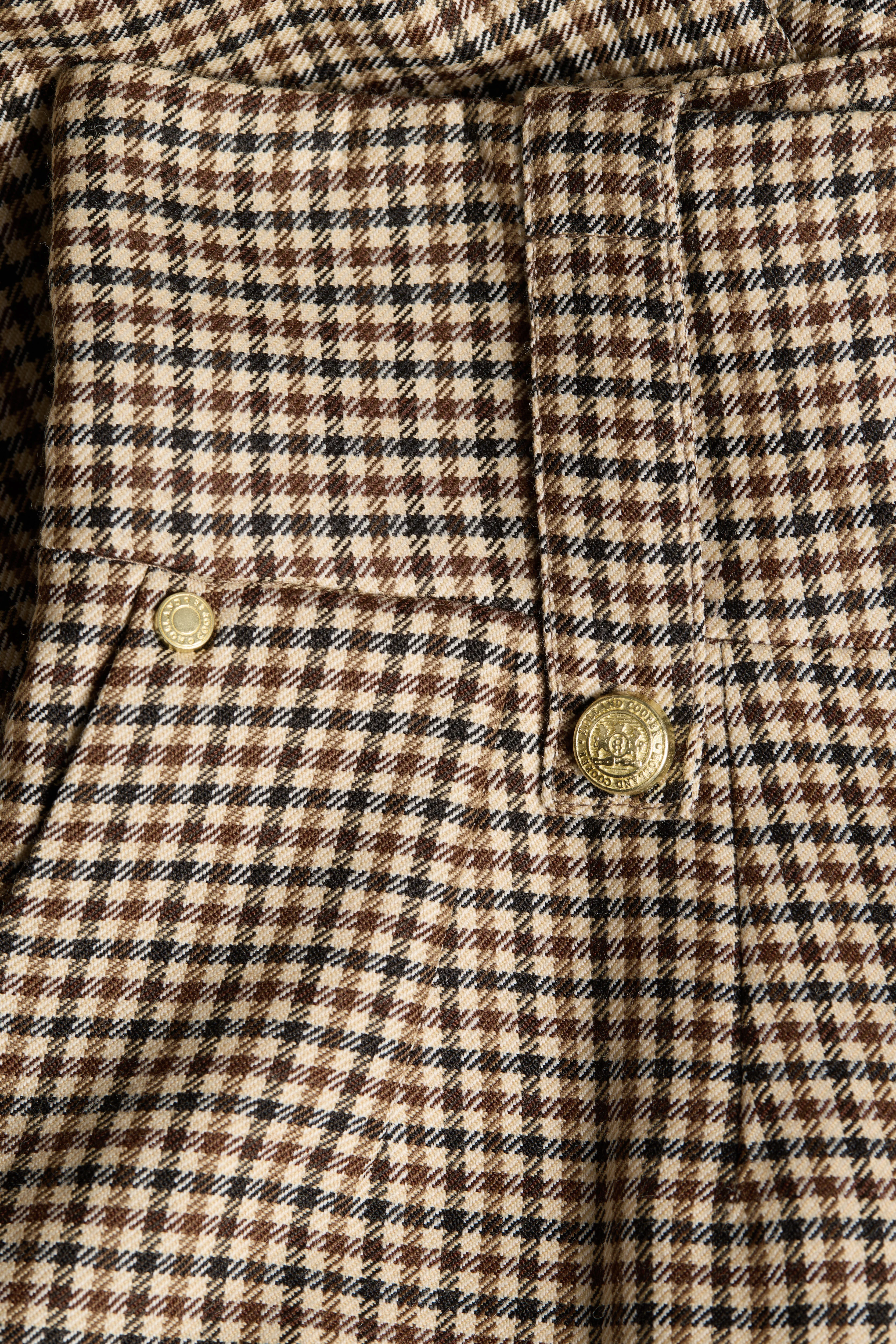 High Waisted Wide Leg Trouser (Westminster Tweed)