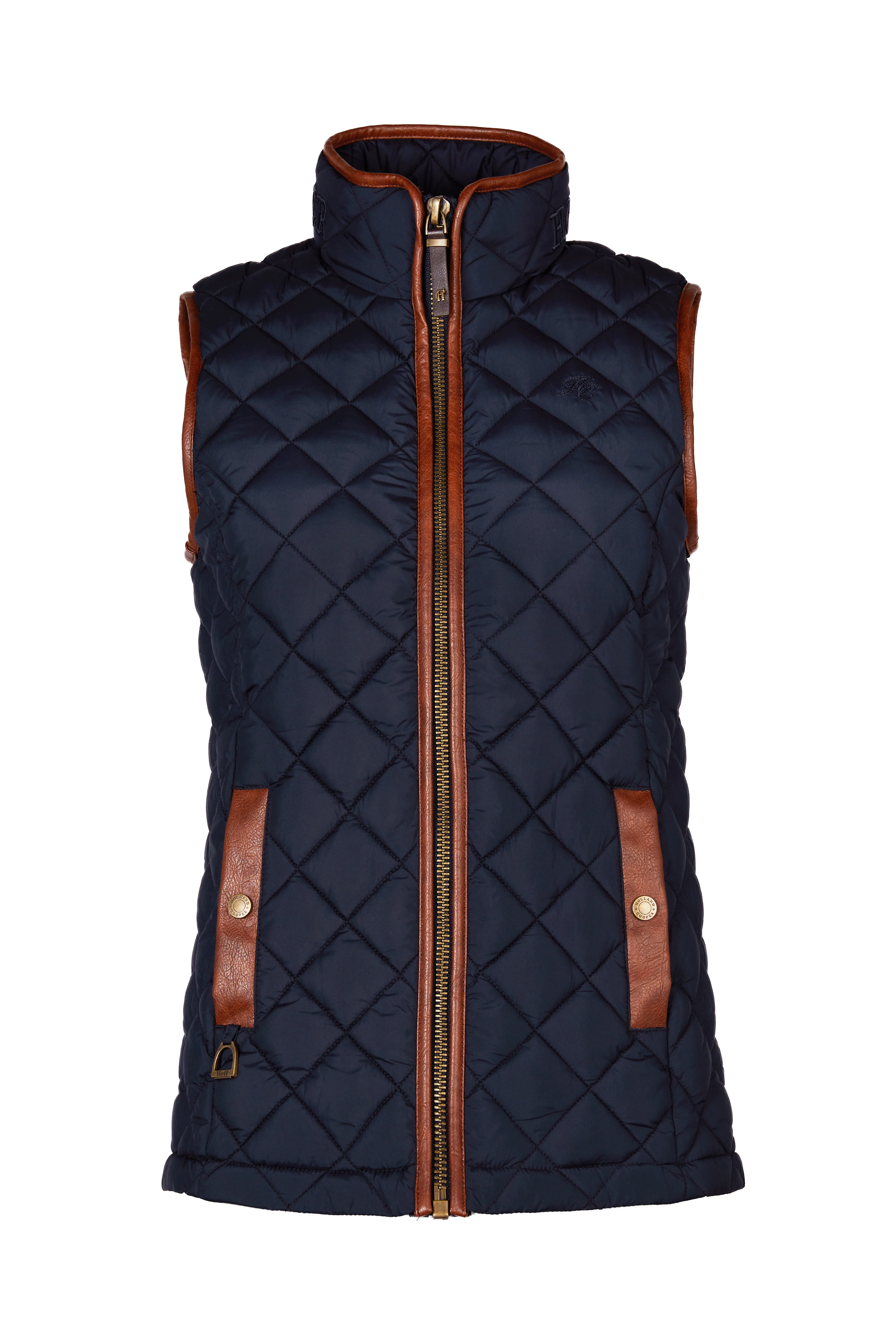 Country Quilted Gilet (Ink Navy)