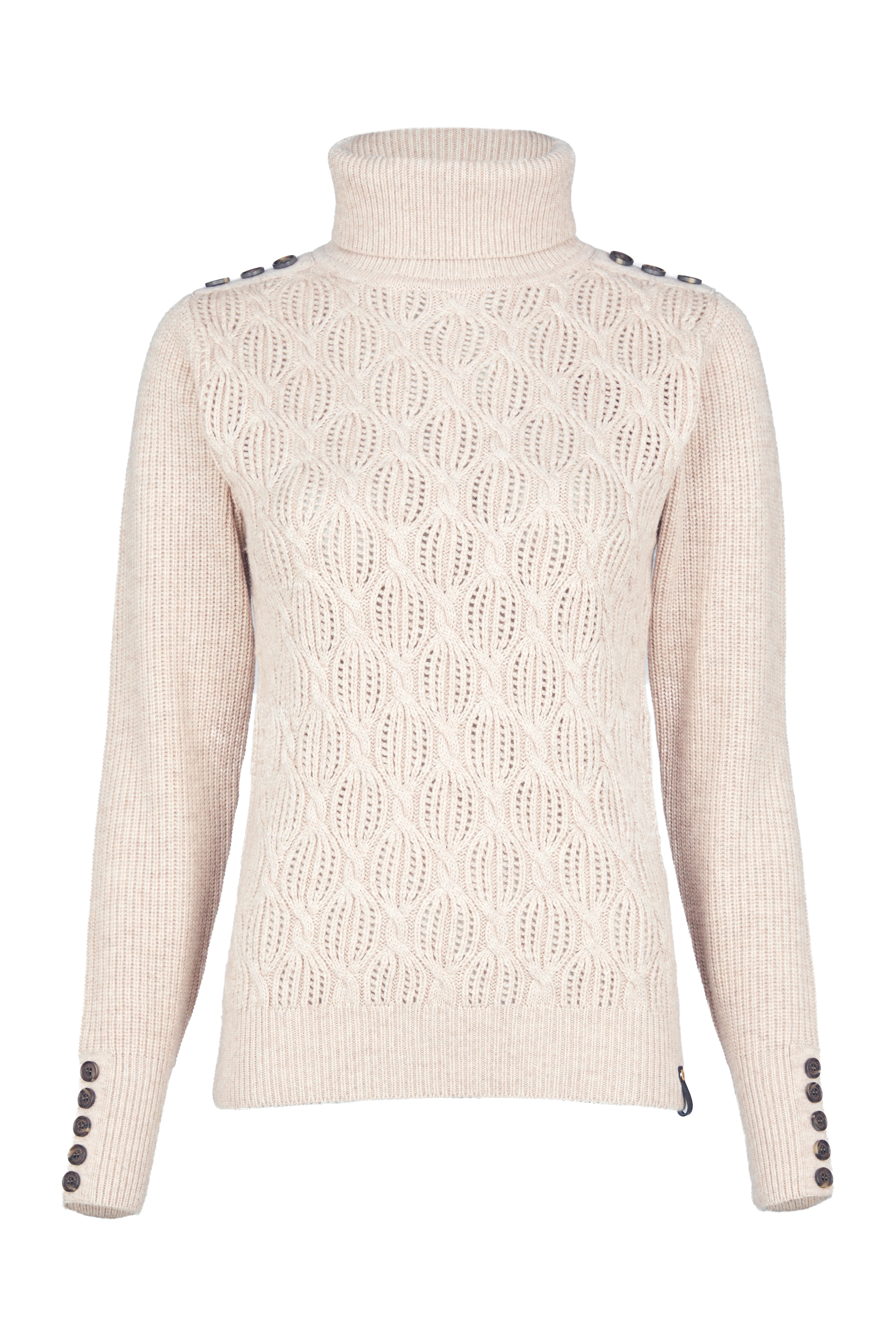 Cotswold Roll Neck Knit (Oatmeal)