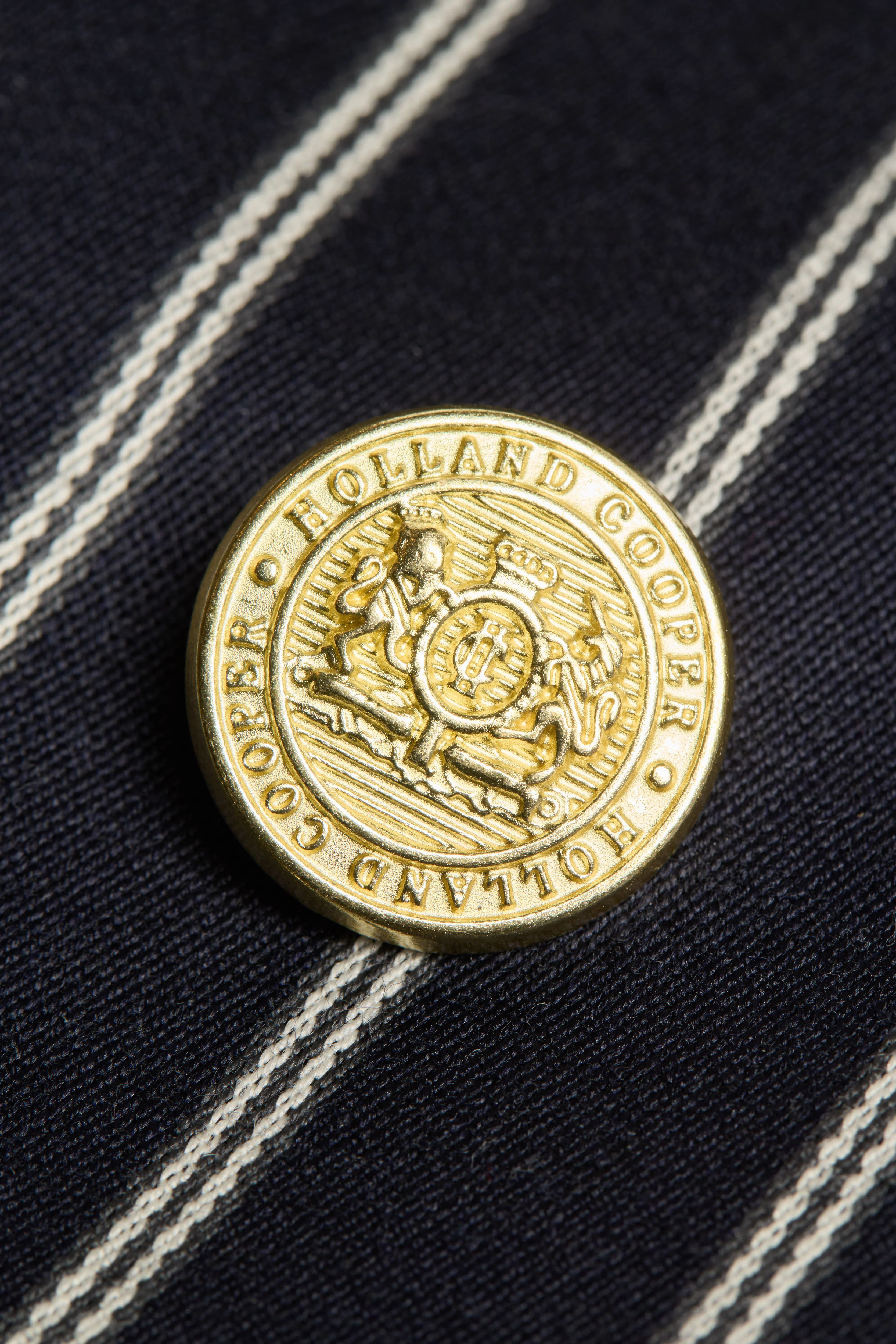 Knightsbridge Blazer (Ink Navy Wide Stripe)