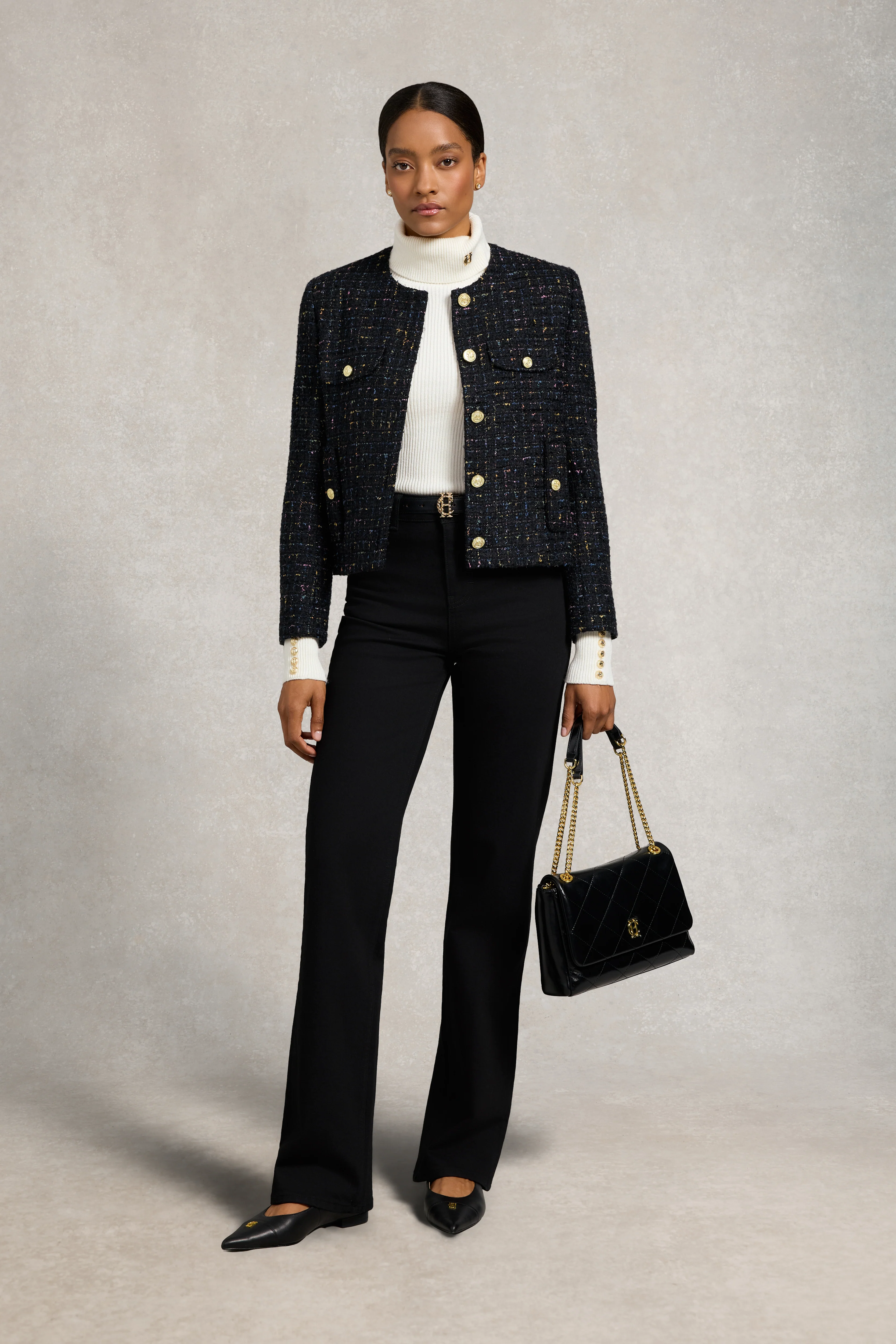 Painswick Roll Neck Knit (Natural)