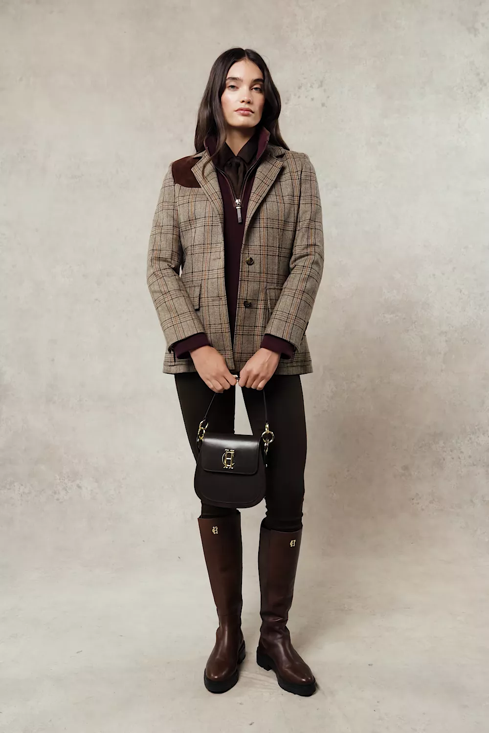 Country Fleece Quarter Zip (Mulberry)