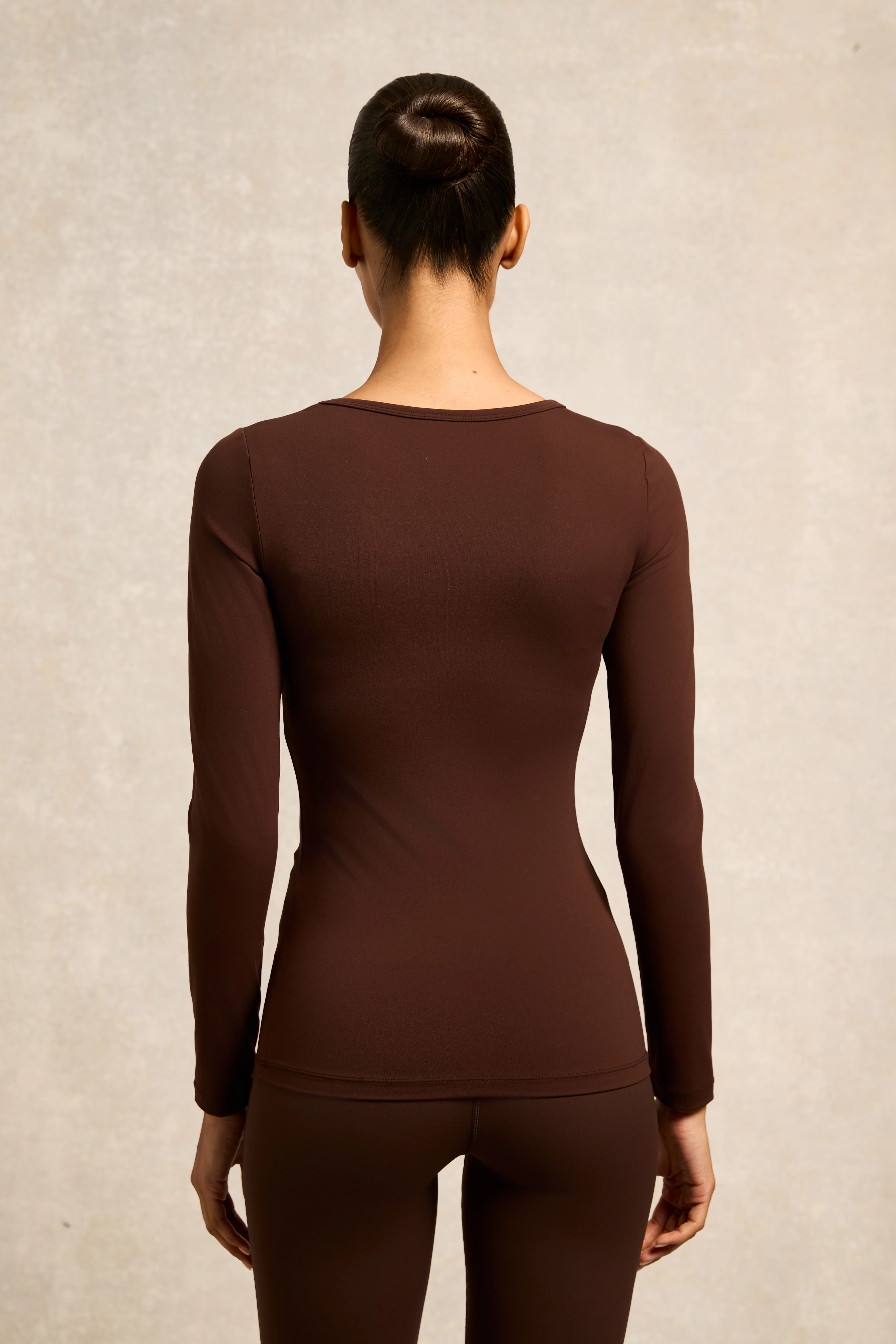 Supersoft Long Sleeve Top (Walnut)