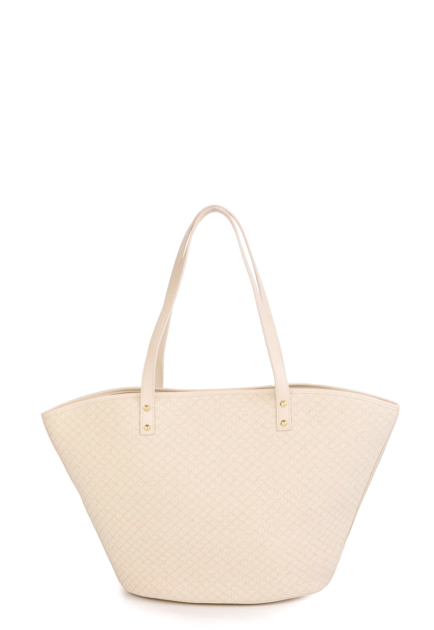 Amalfi Shopper (Woven Cream)