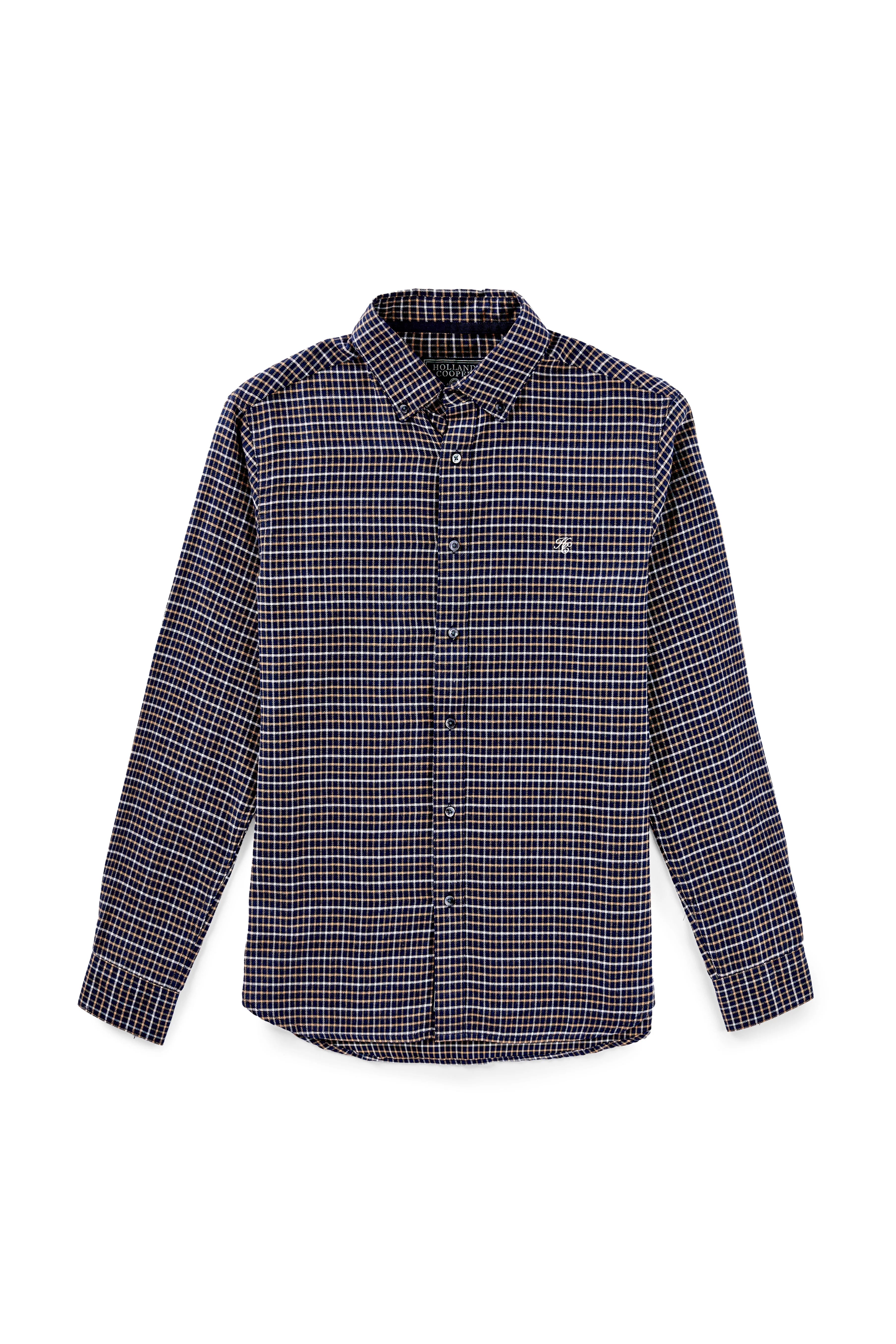 Classic Button Down Shirt (Cheltenham Navy Check)