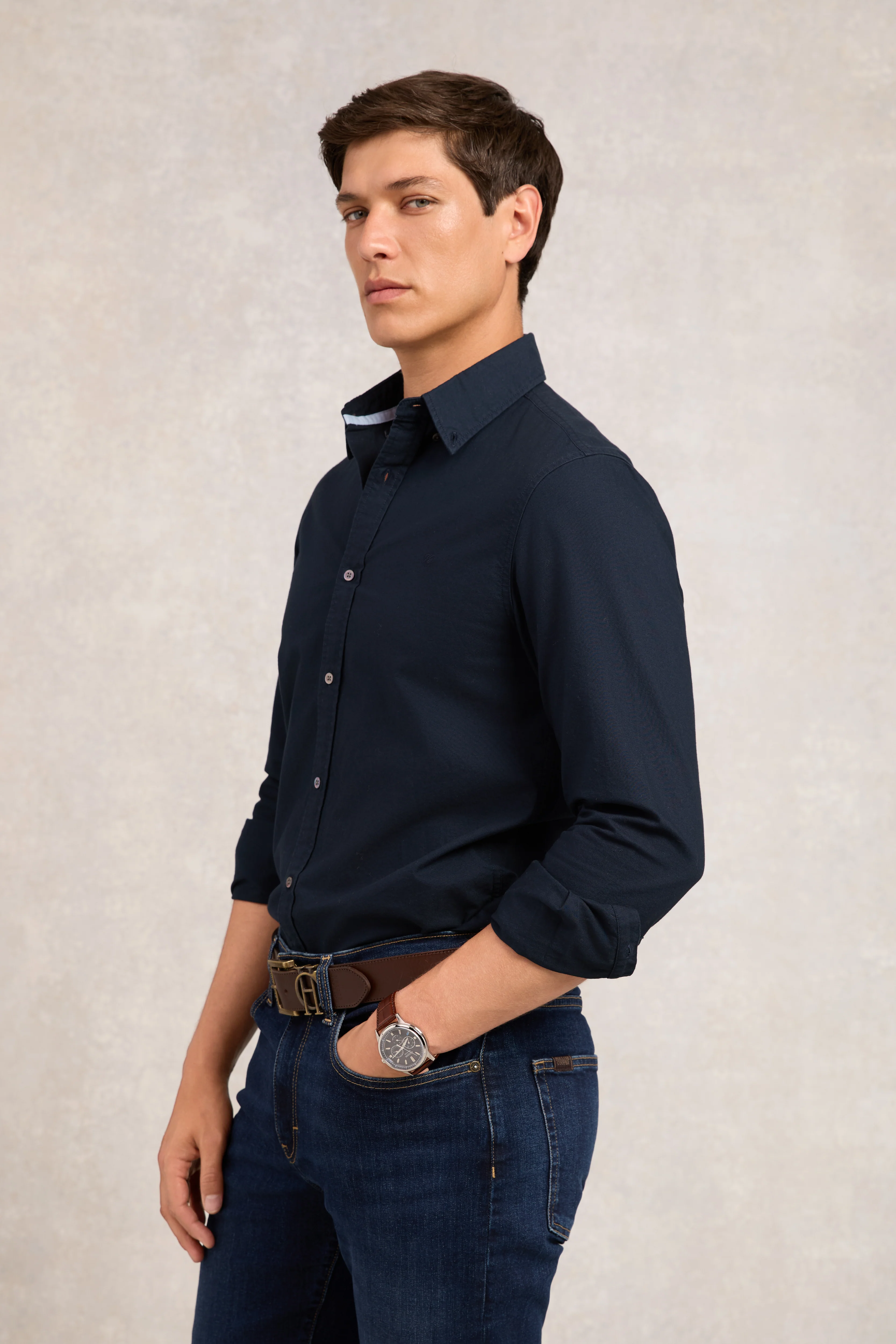 Men's Classic Oxford Shirt (Ink Navy)