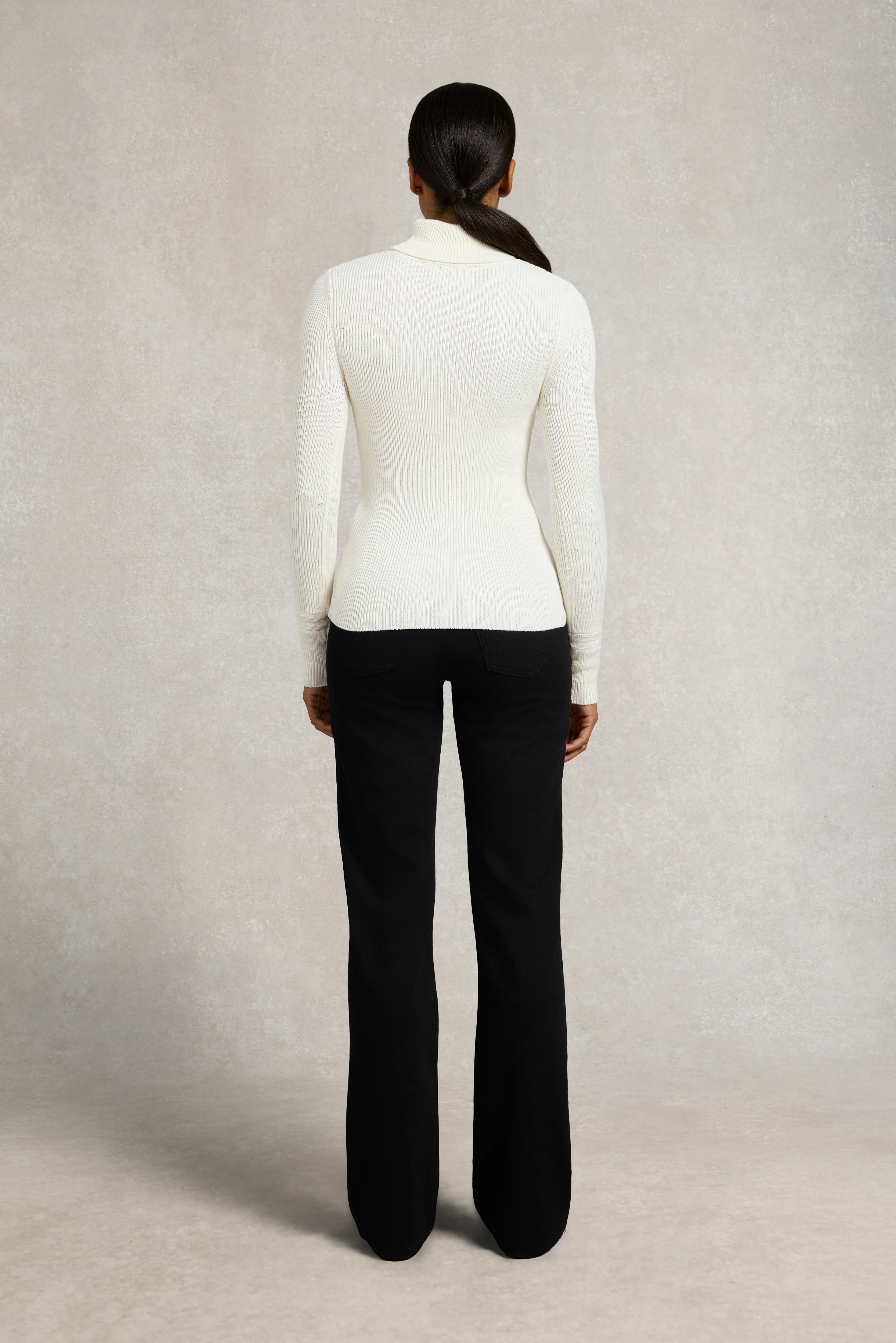 Painswick Roll Neck Knit (Natural)