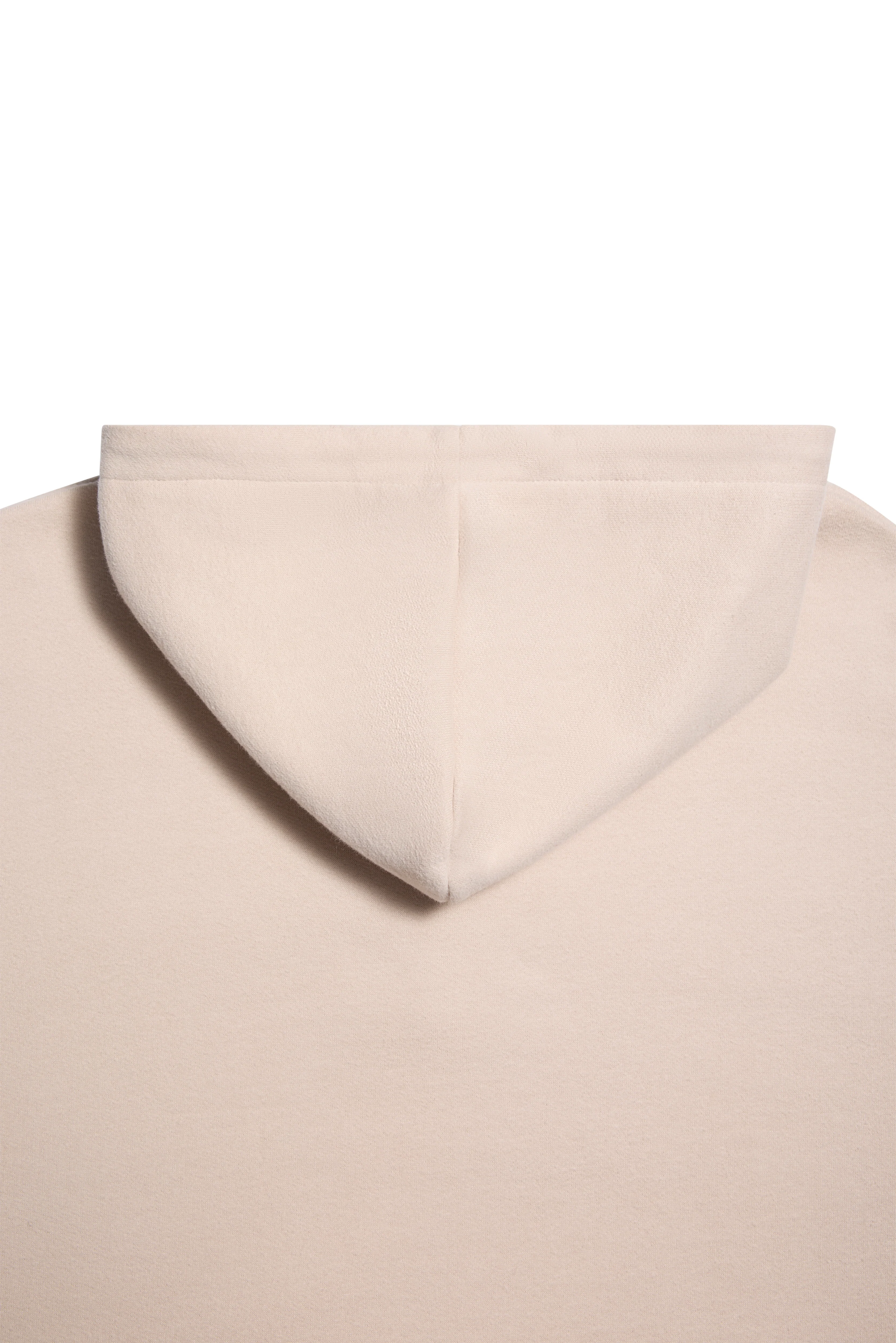 Relaxed Fit Script Hoodie (Stone)