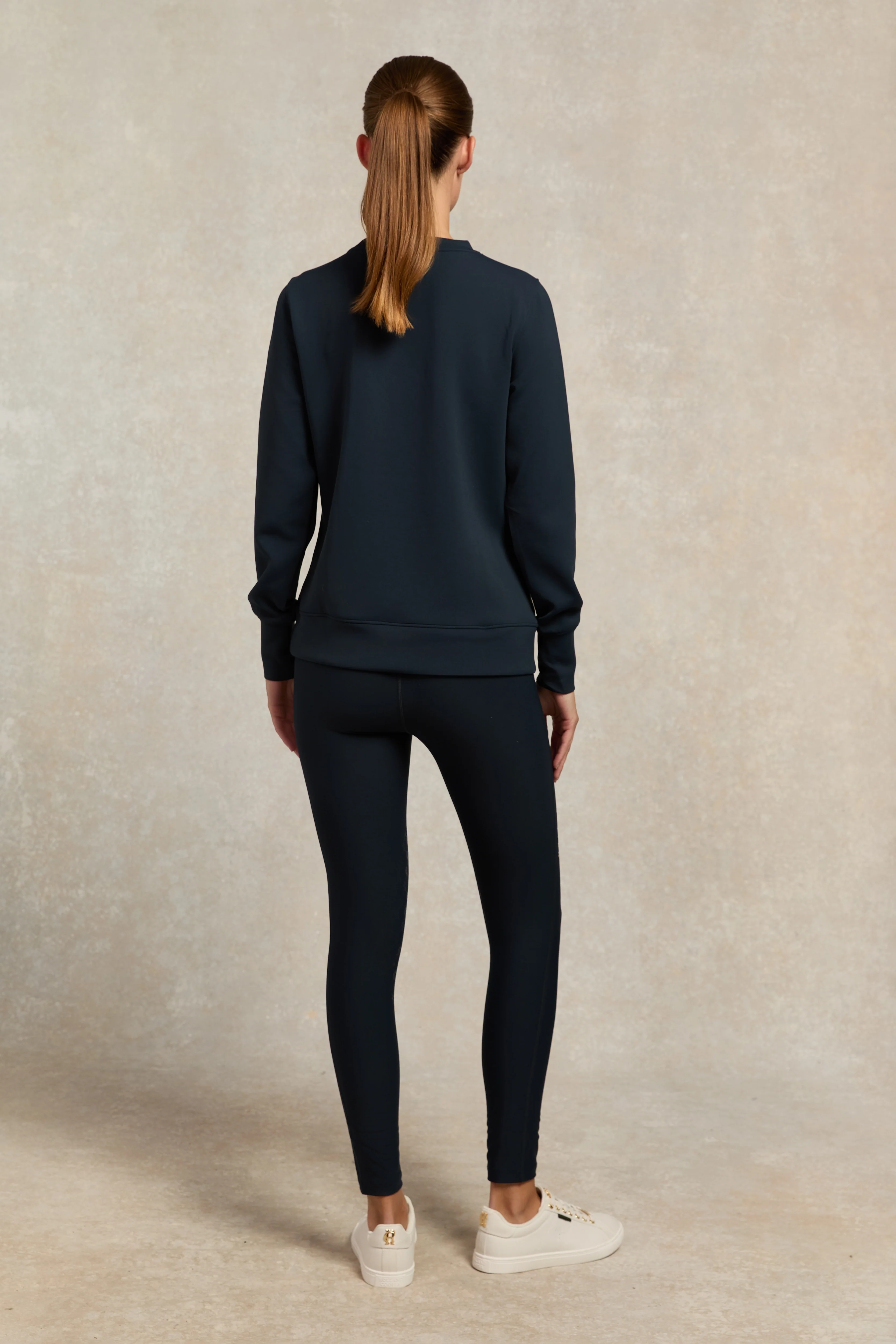 Crystal Crew Neck Sweat (Ink Navy)