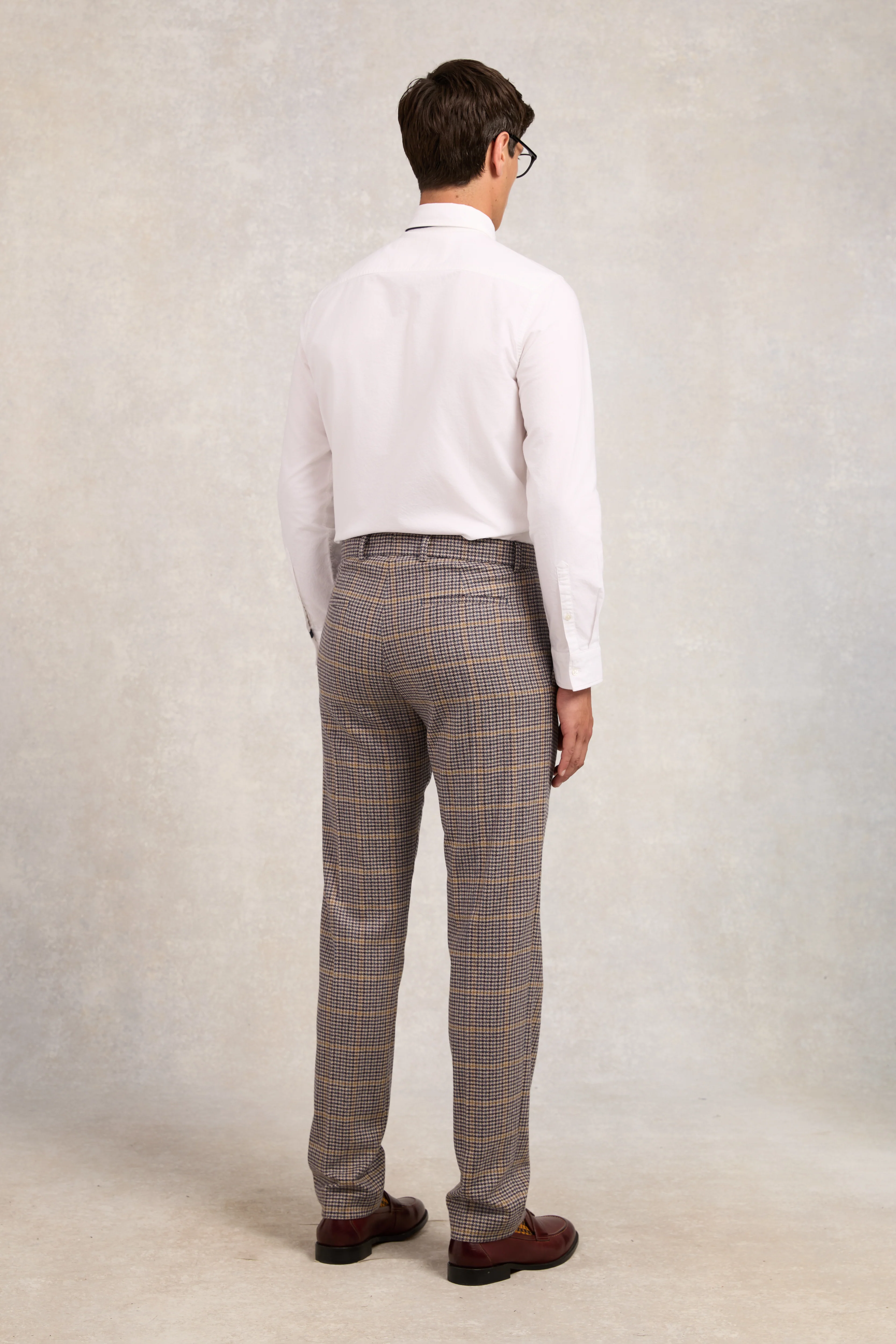 The Classic Trouser (Prince of Wales Navy)