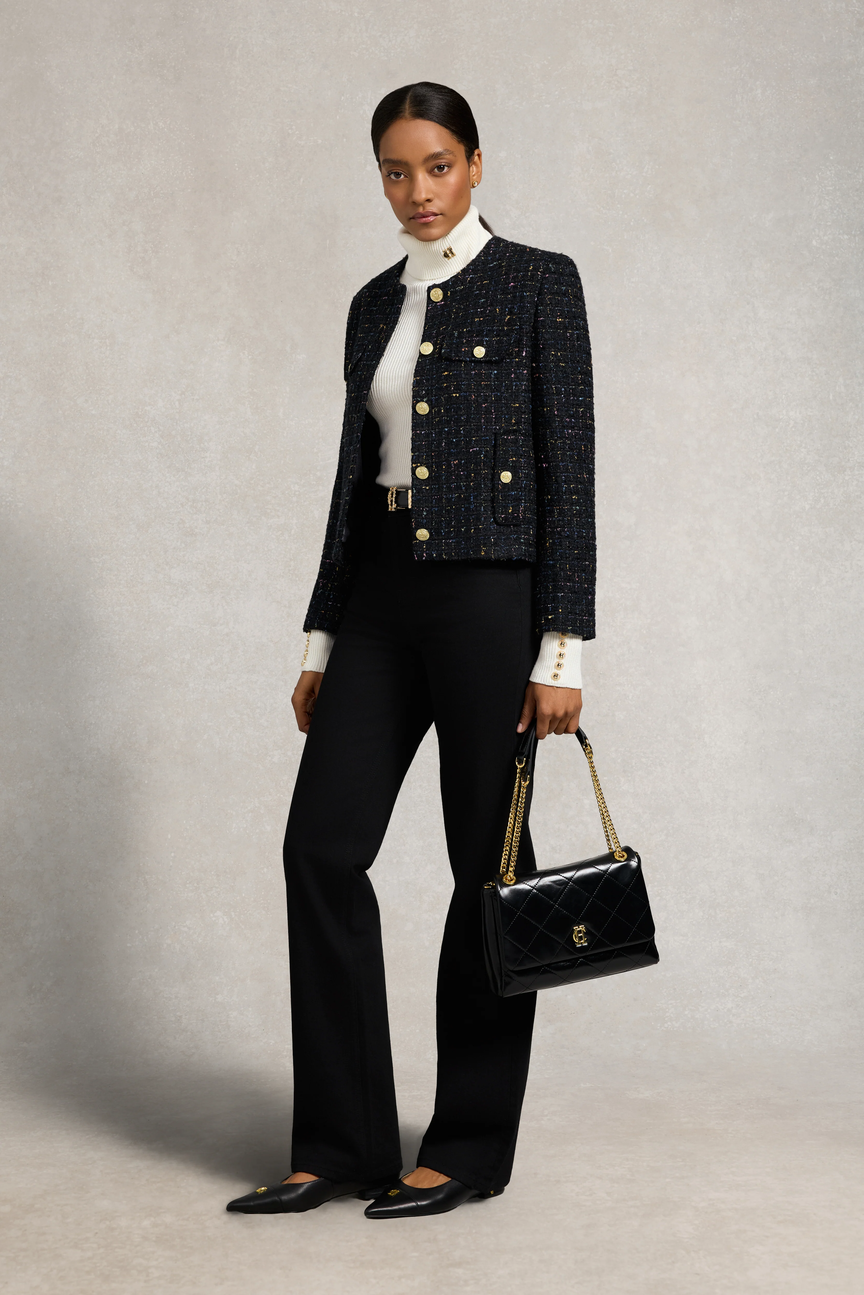 Painswick Roll Neck Knit (Natural)