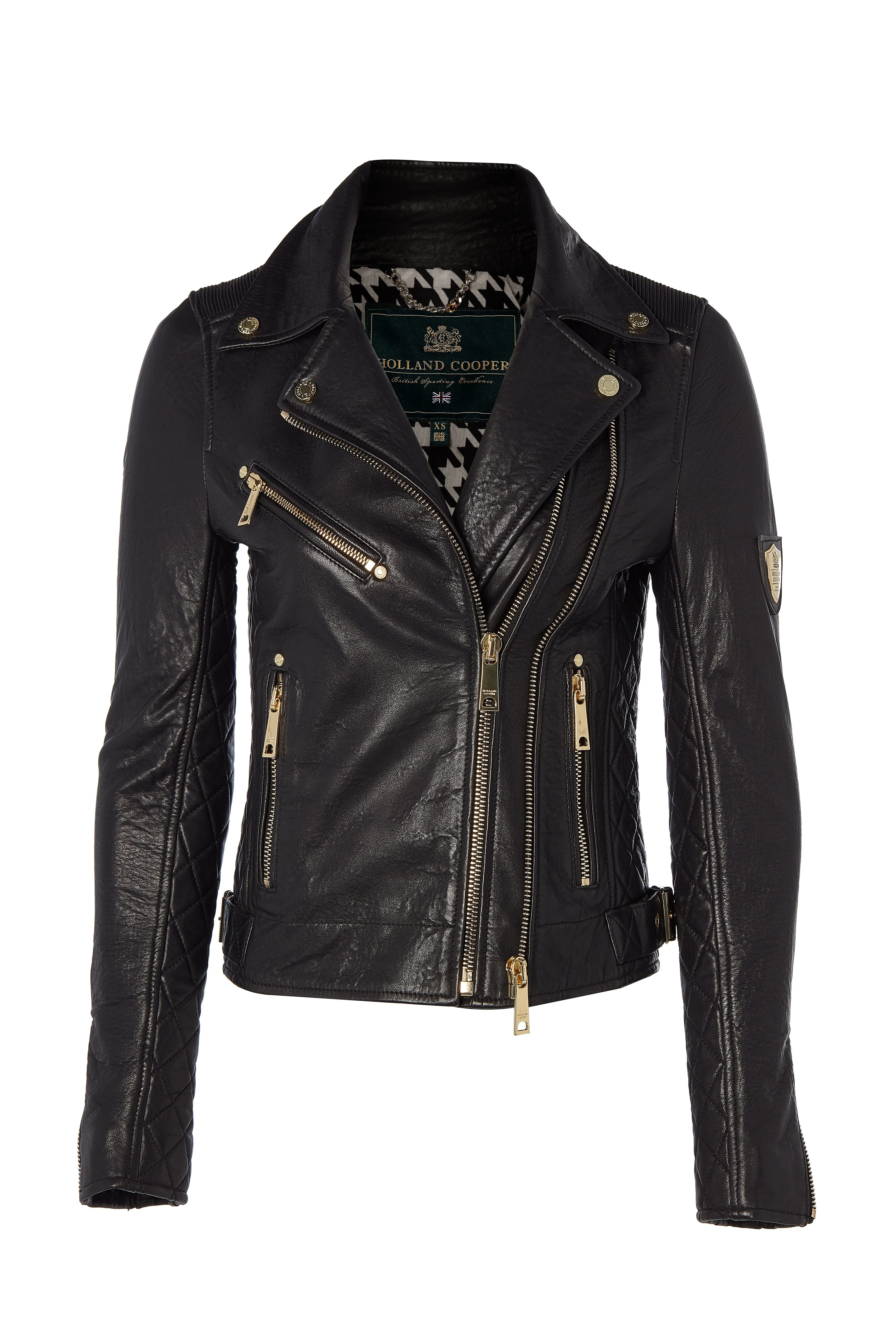Leather Biker Jacket (Black)