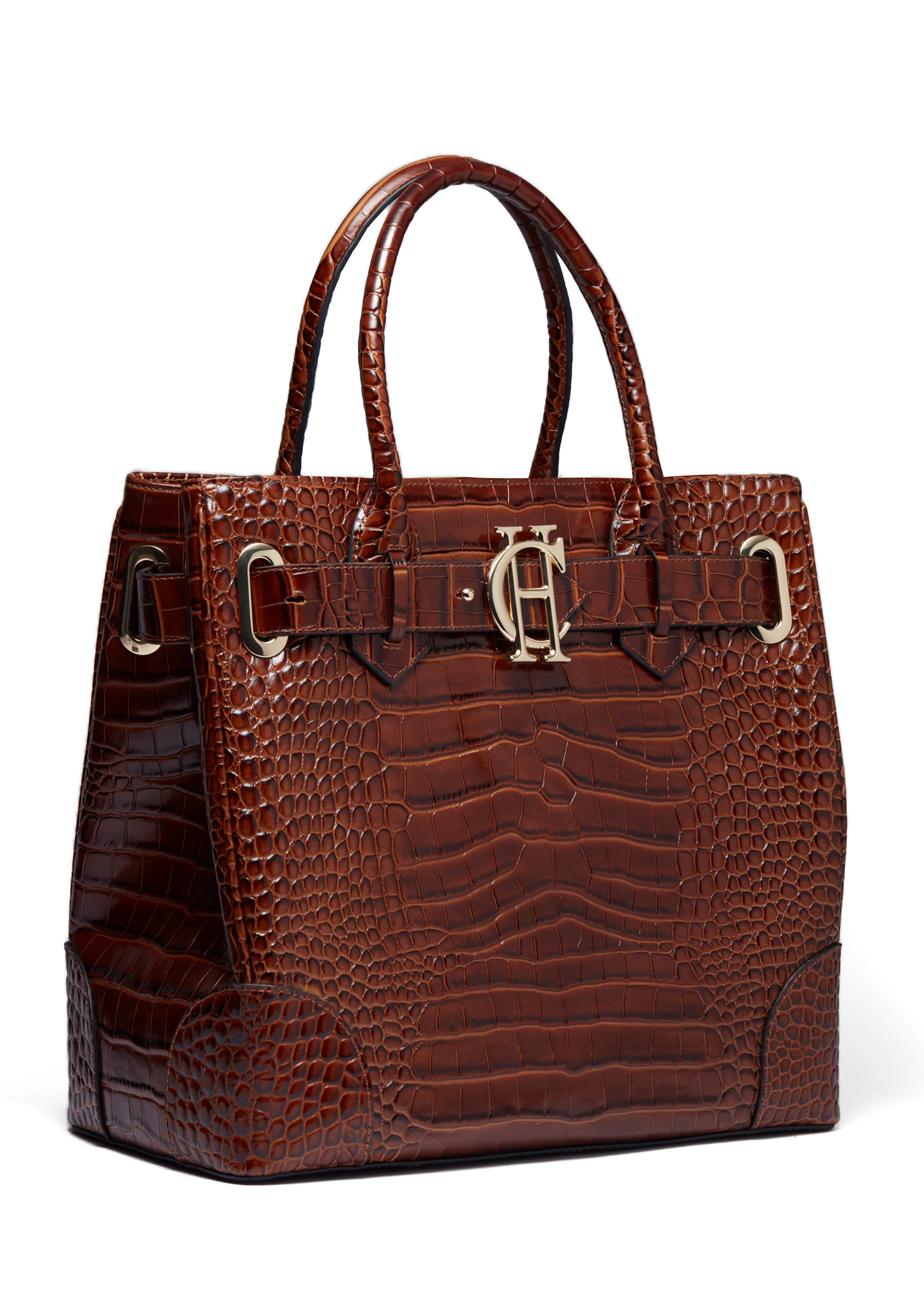The Brompton Tote (Tan Croc)