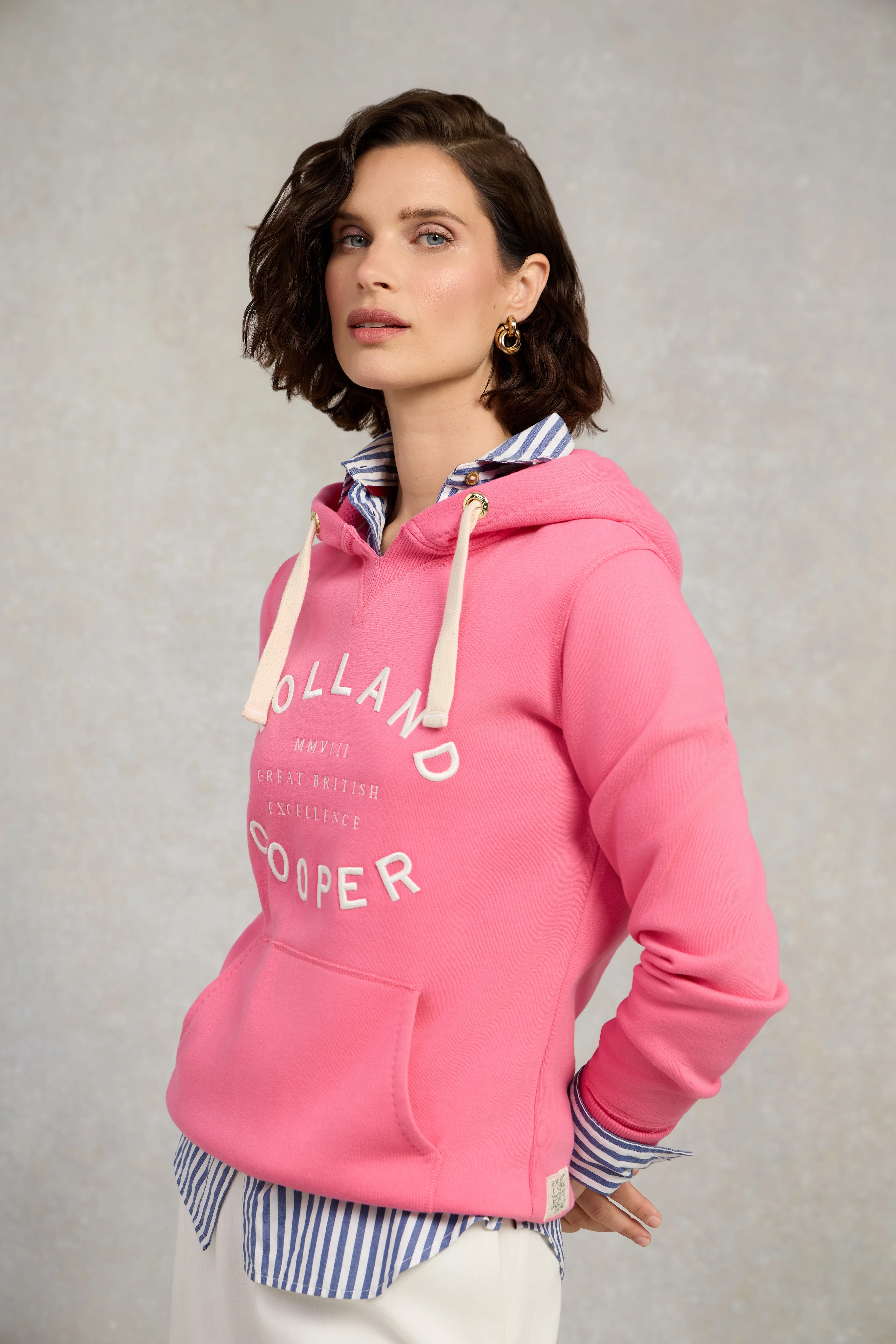 Varsity Hoodie (Peony Pink)