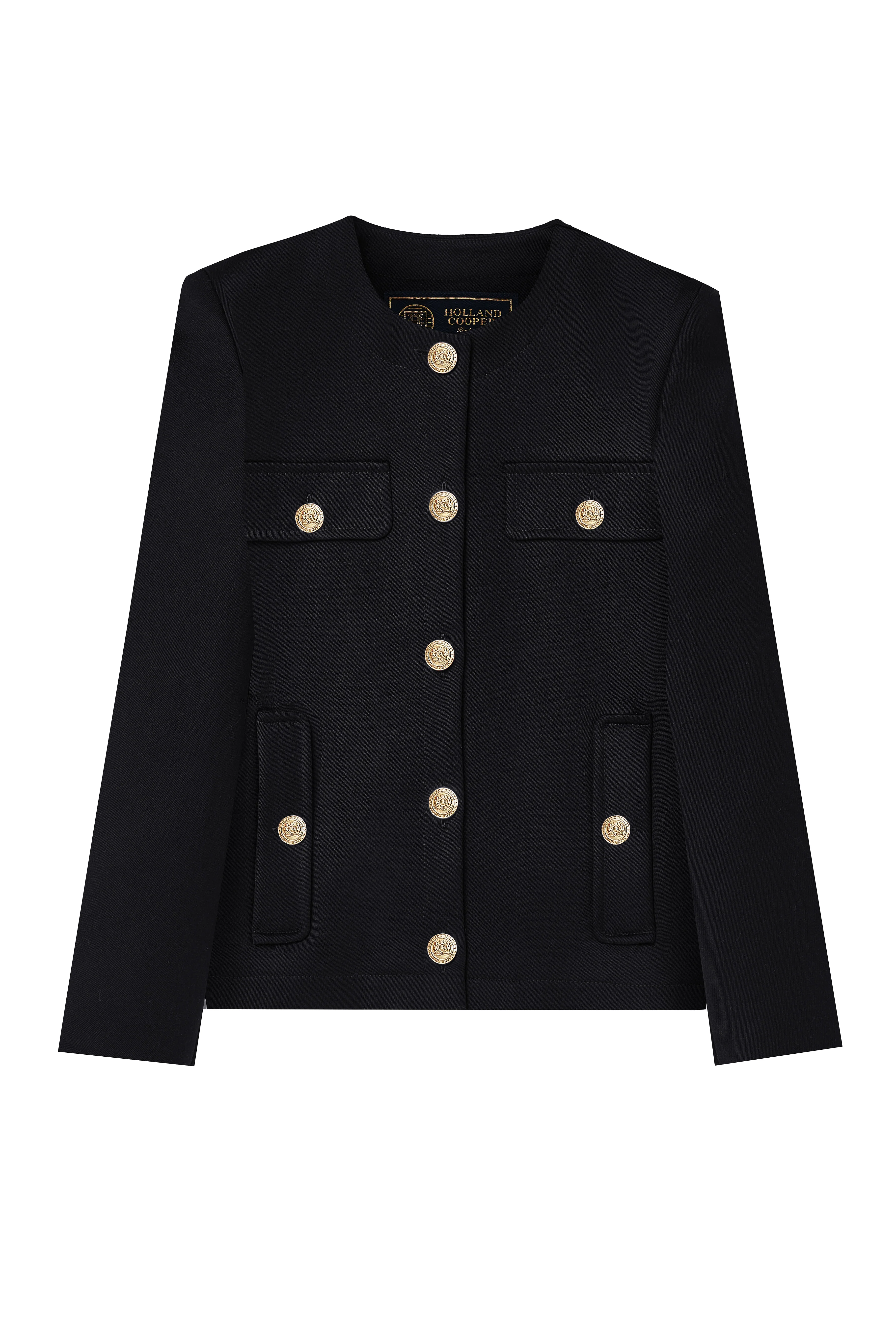 Chelsea Jacket (Black Twill)