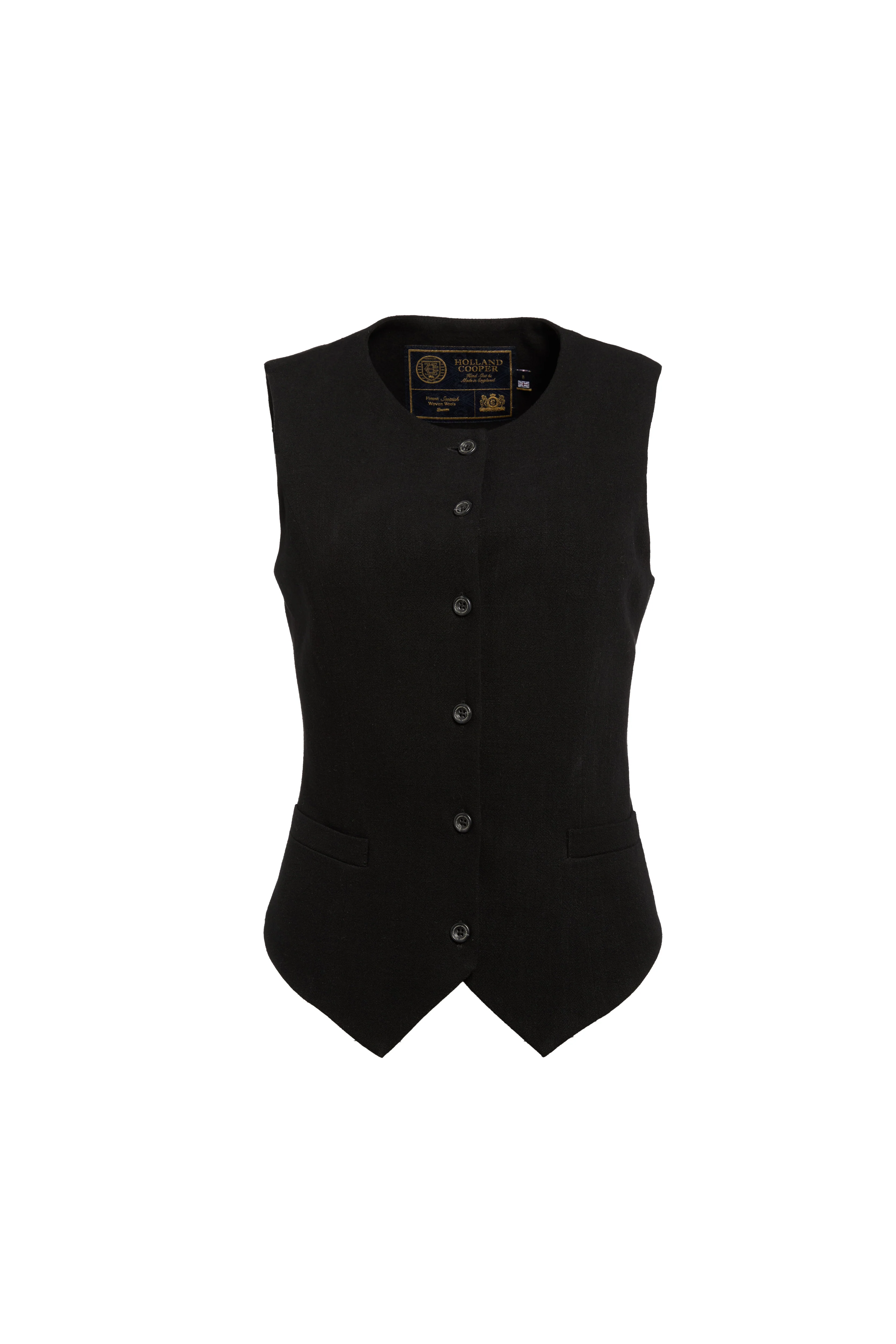 Richmond Waistcoat (Black Linen)