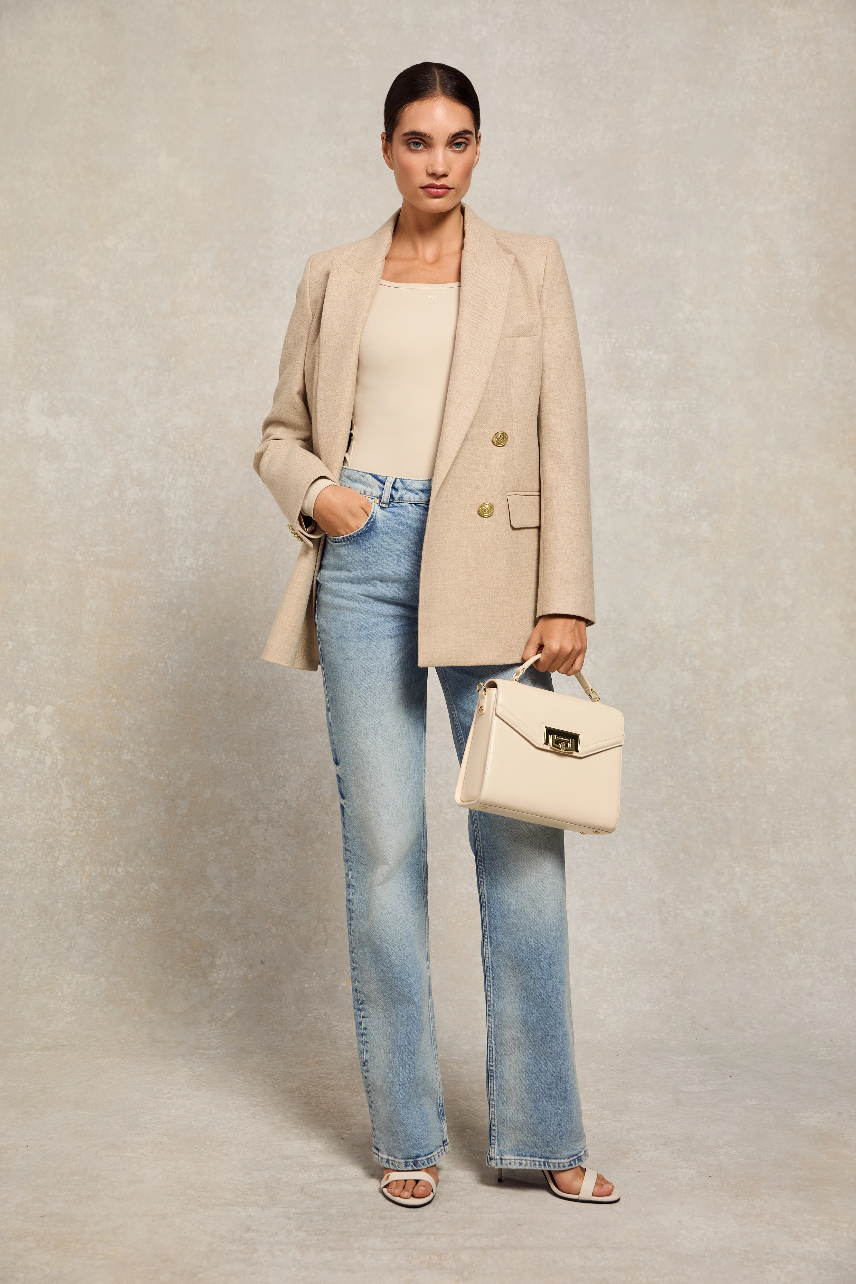 Supersoft Long Sleeve Top (Beige)