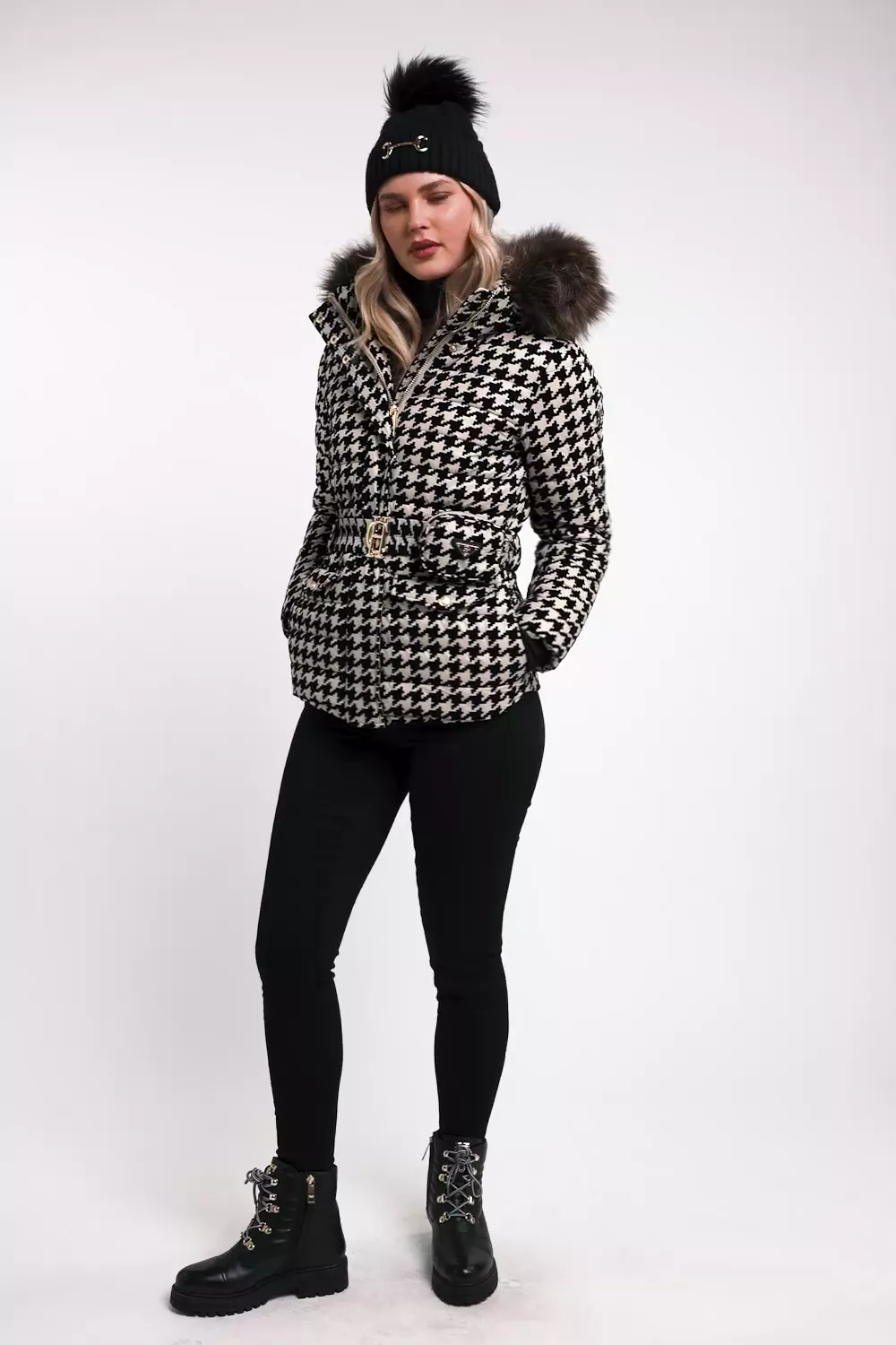 Moritz Jacket (Ecru Houndstooth)