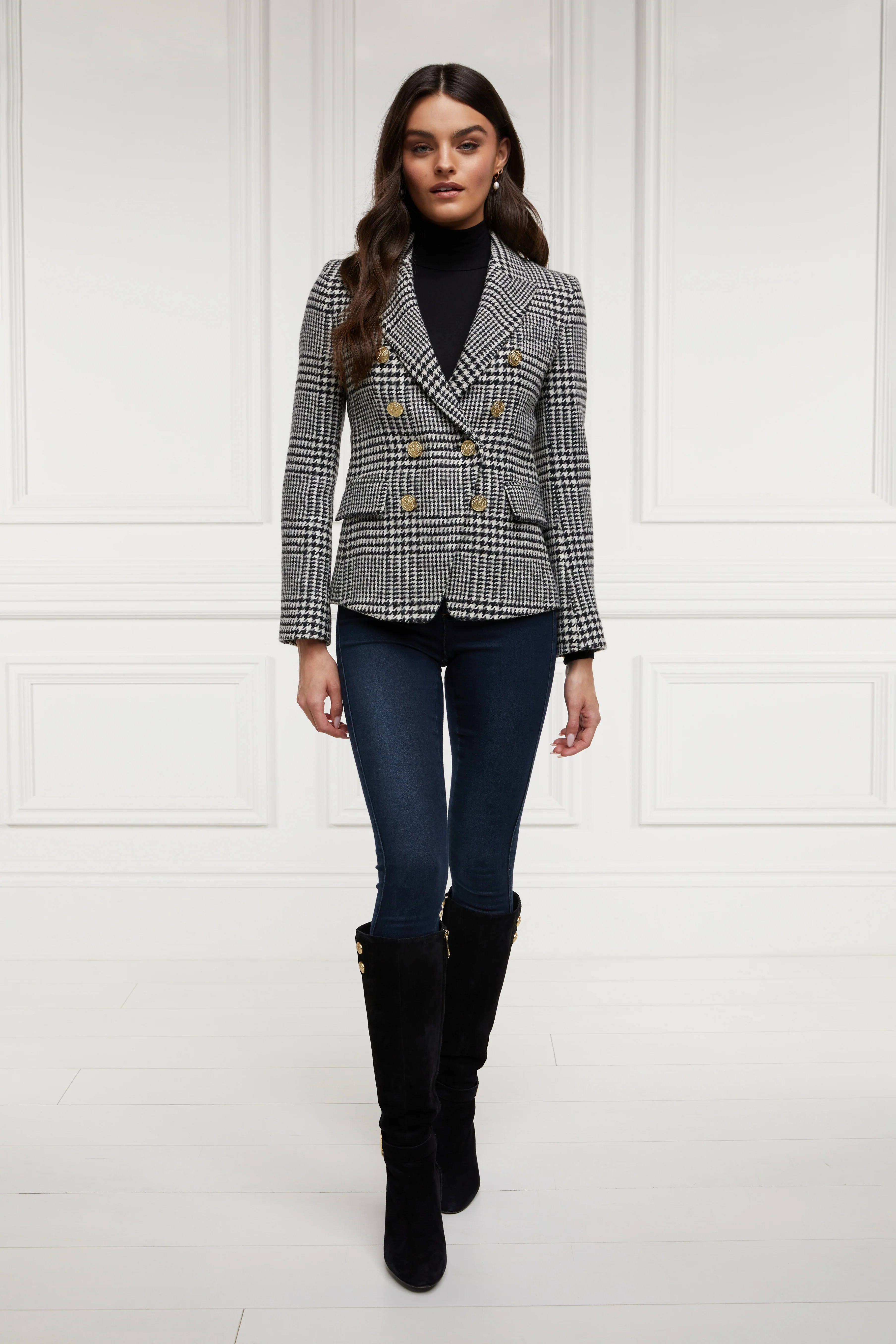 Knightsbridge Blazer (Large Scale Prince Of Wales Mono)