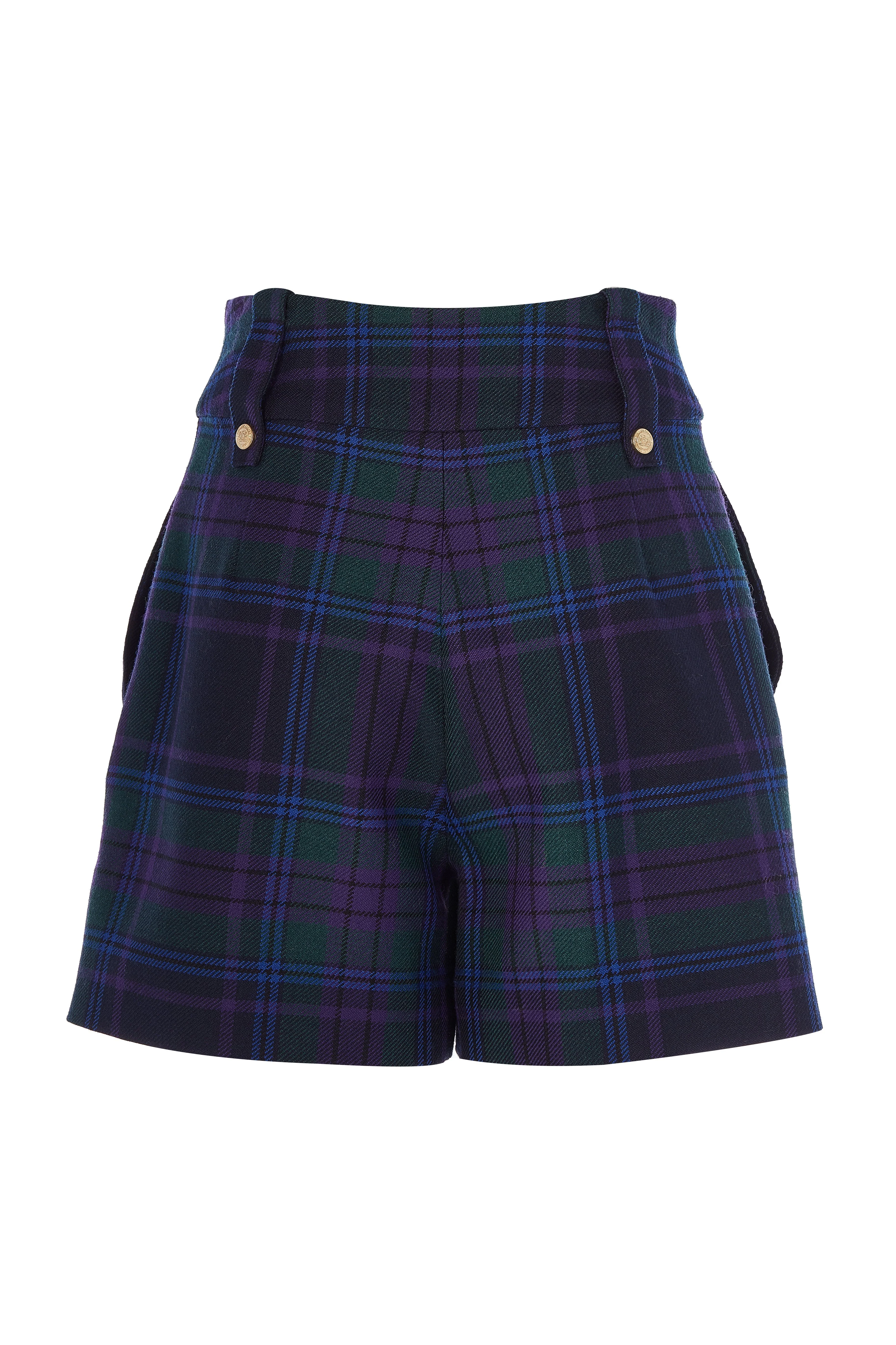 Luxe Tailored Short (Heather Tartan)