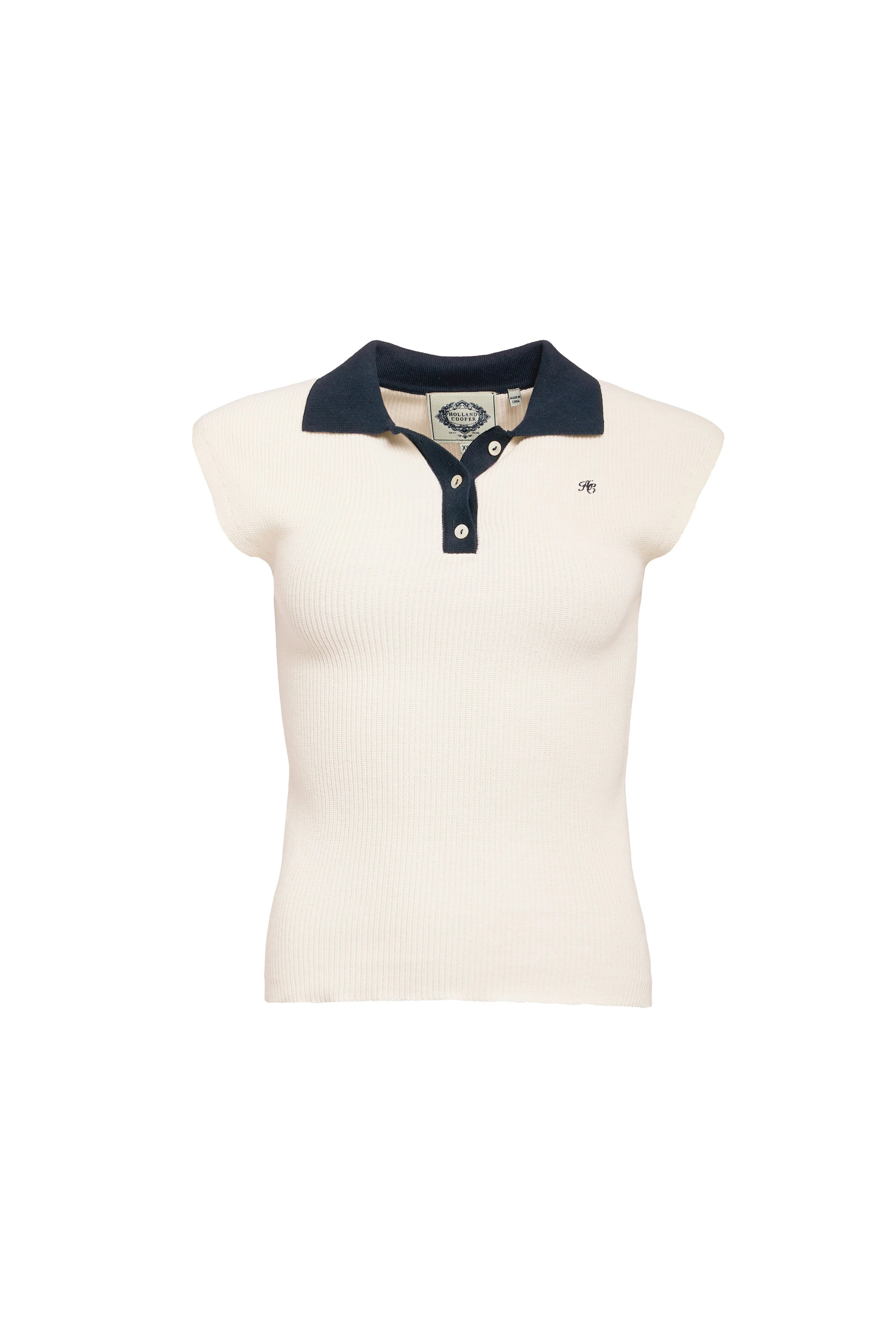 Scarlett Polo Knit (Natural)