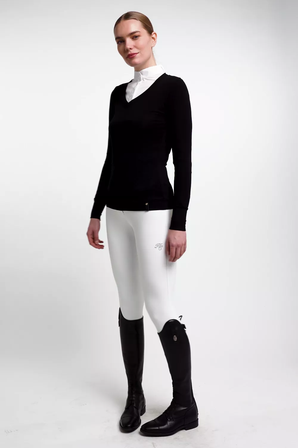 Soft Touch V-Neck (Black)