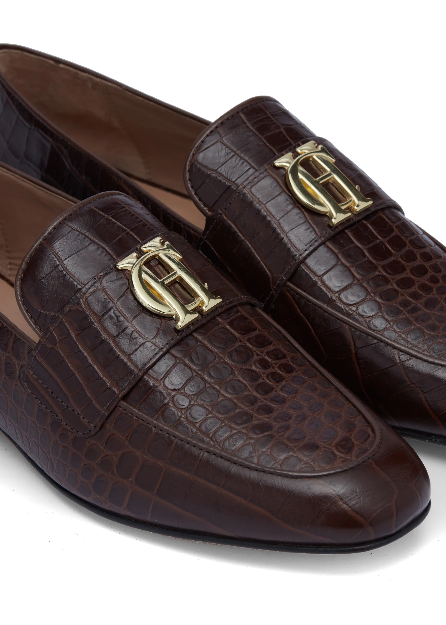 Harvard Loafer (Chocolate Croc)