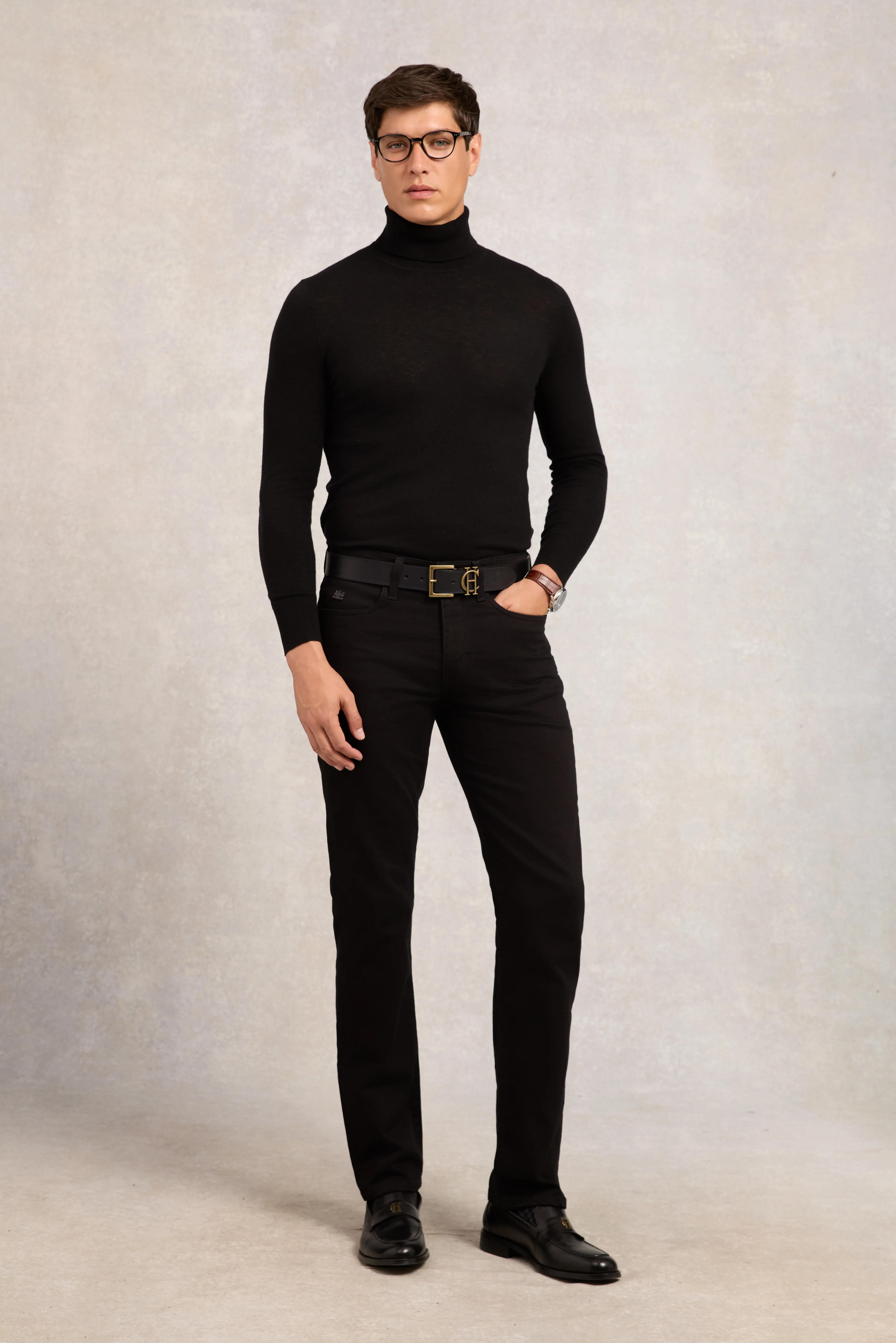Classic Straight Jean (Black)