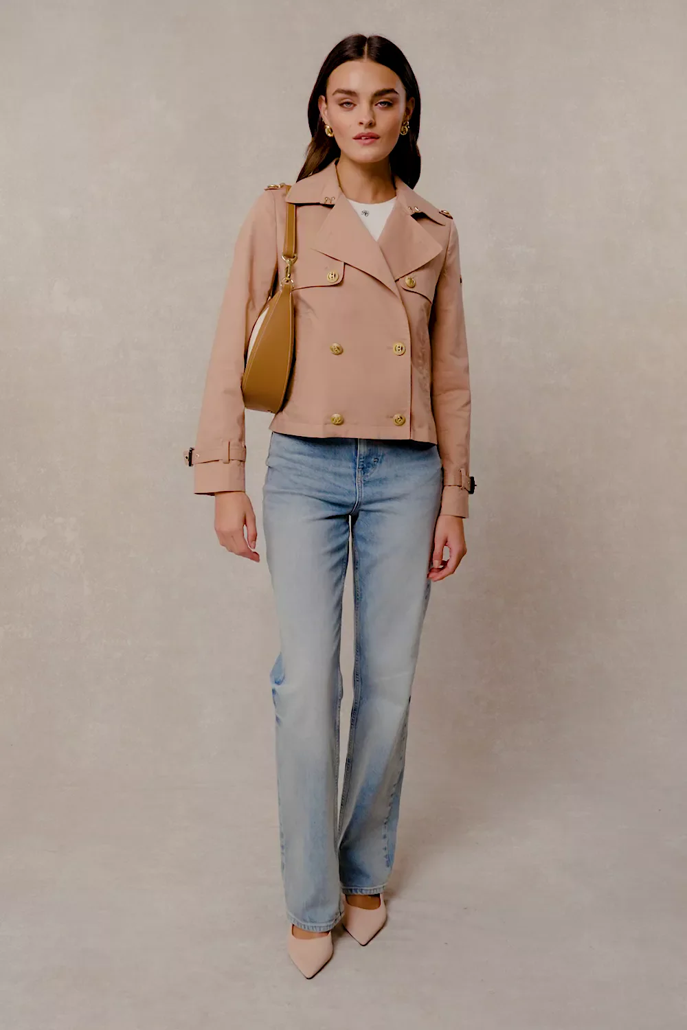 Buckley Trench Jacket (Nude)