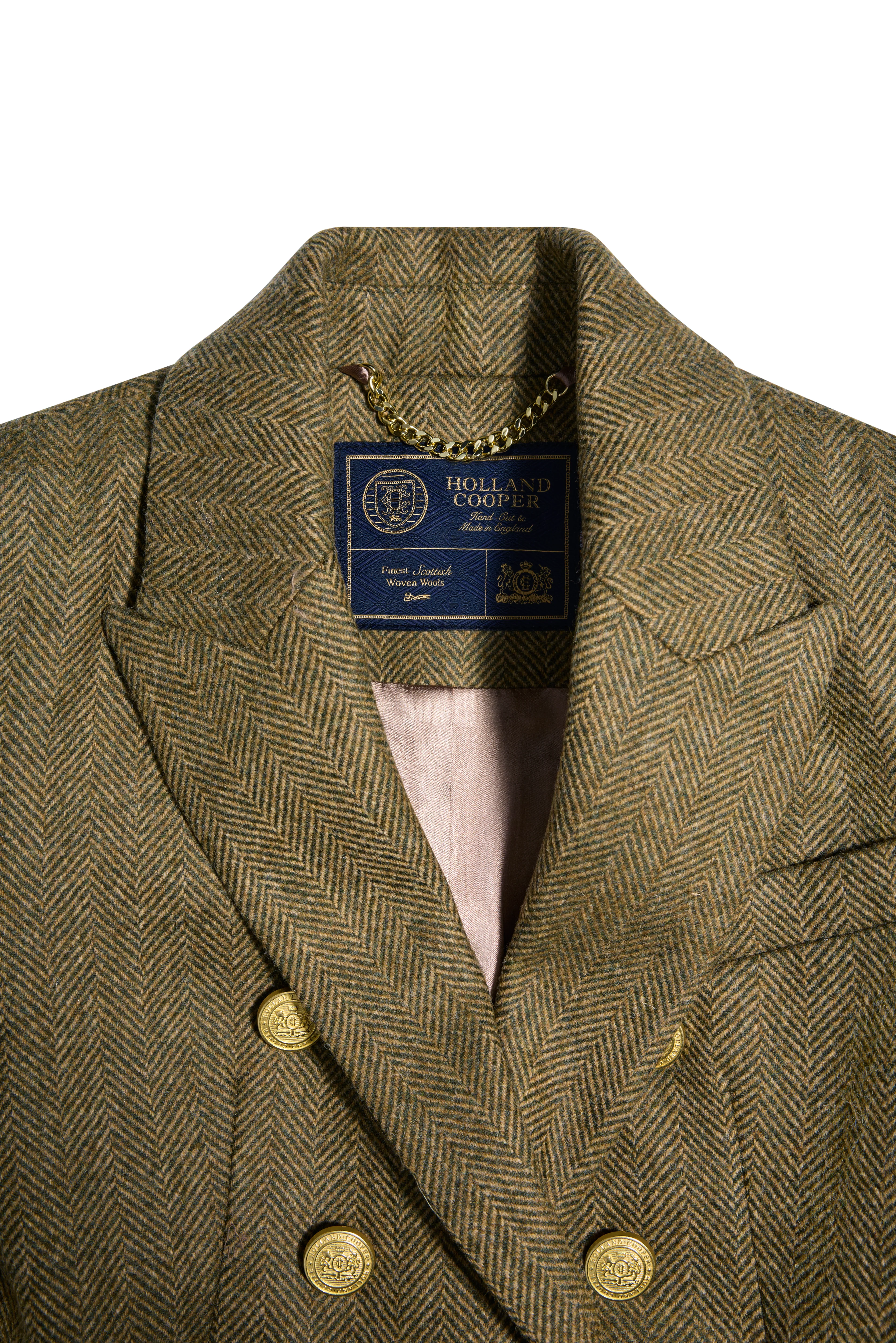 Knightsbridge Blazer (Moss Herringbone)