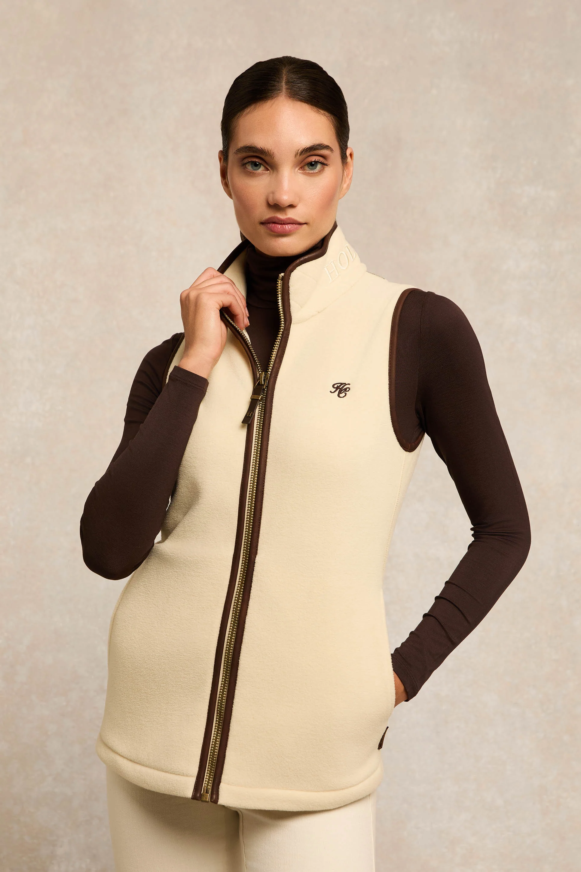 Country Fleece Gilet (Cream)