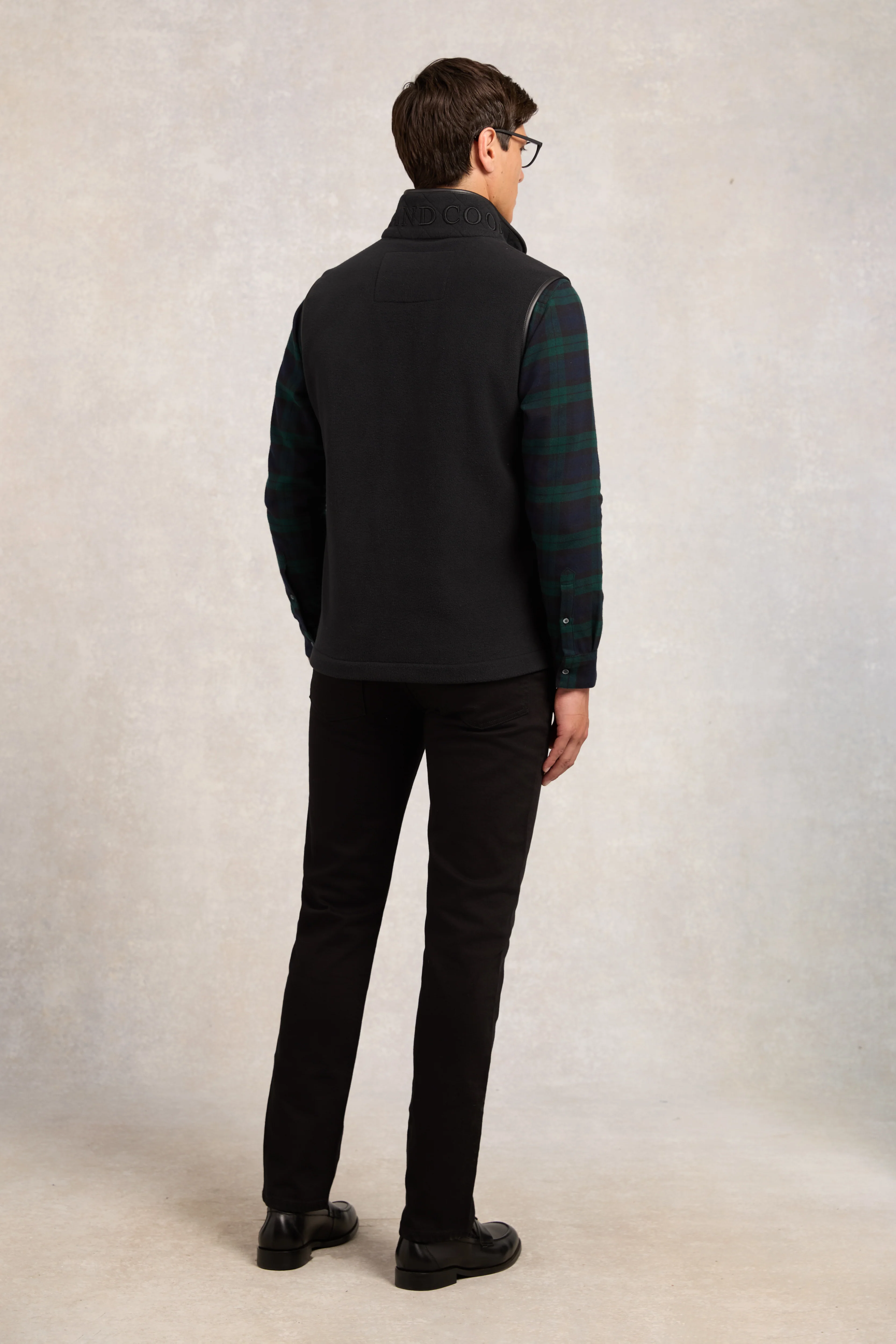 Country Fleece Gilet (Black)