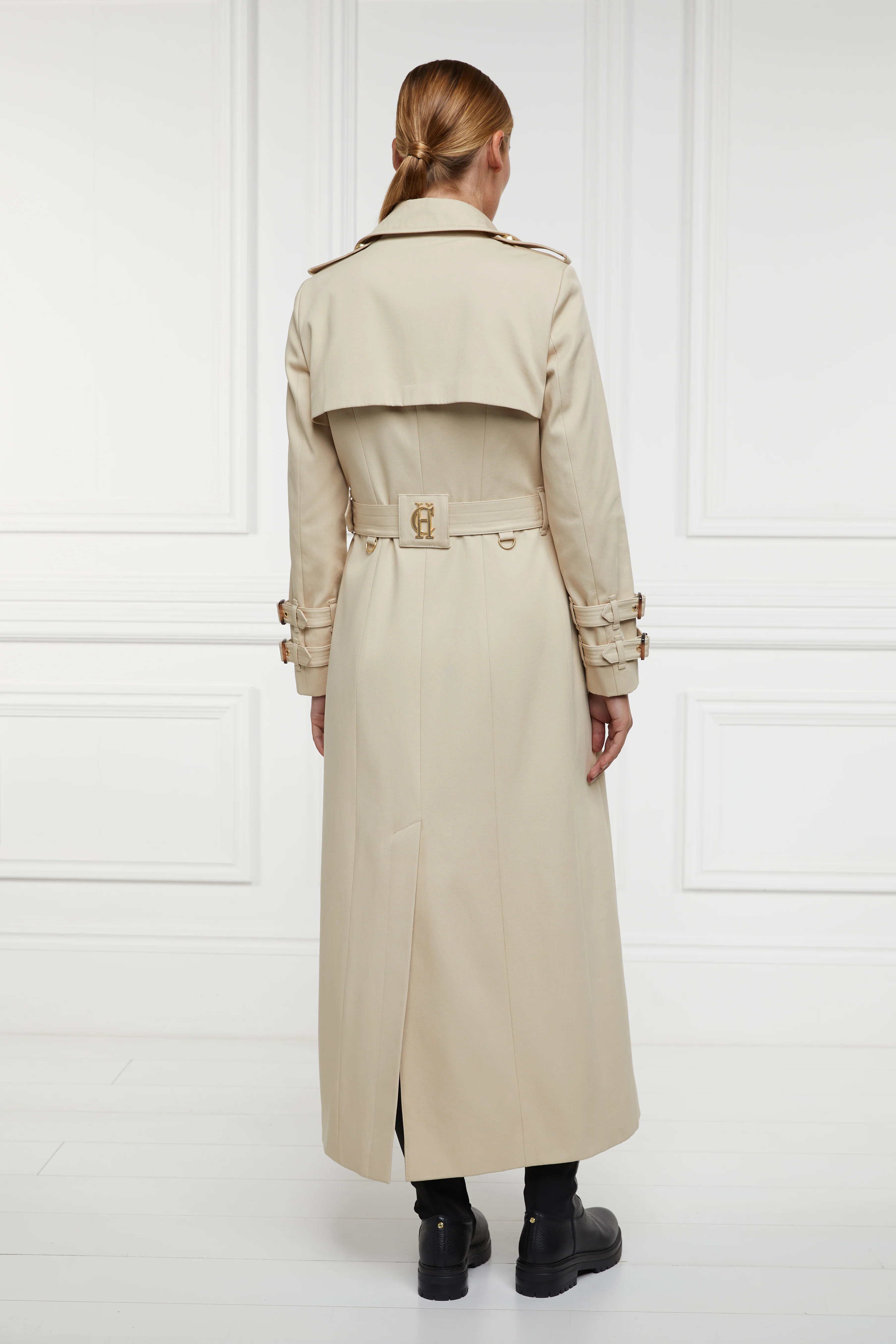 Gatcombe Full Length Trench Coat (Stone)