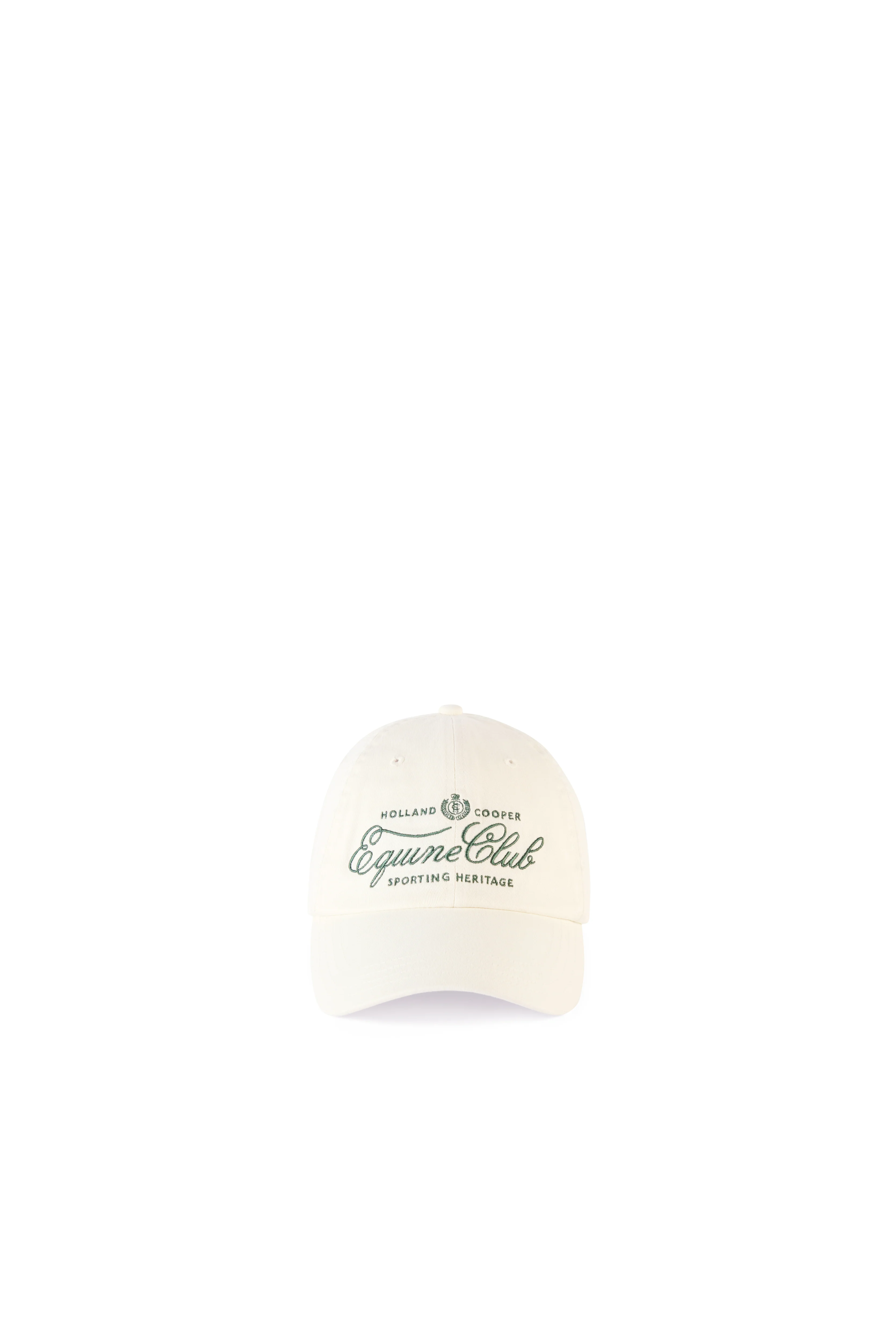 Equine Club Cap (Racing Green Ecru)