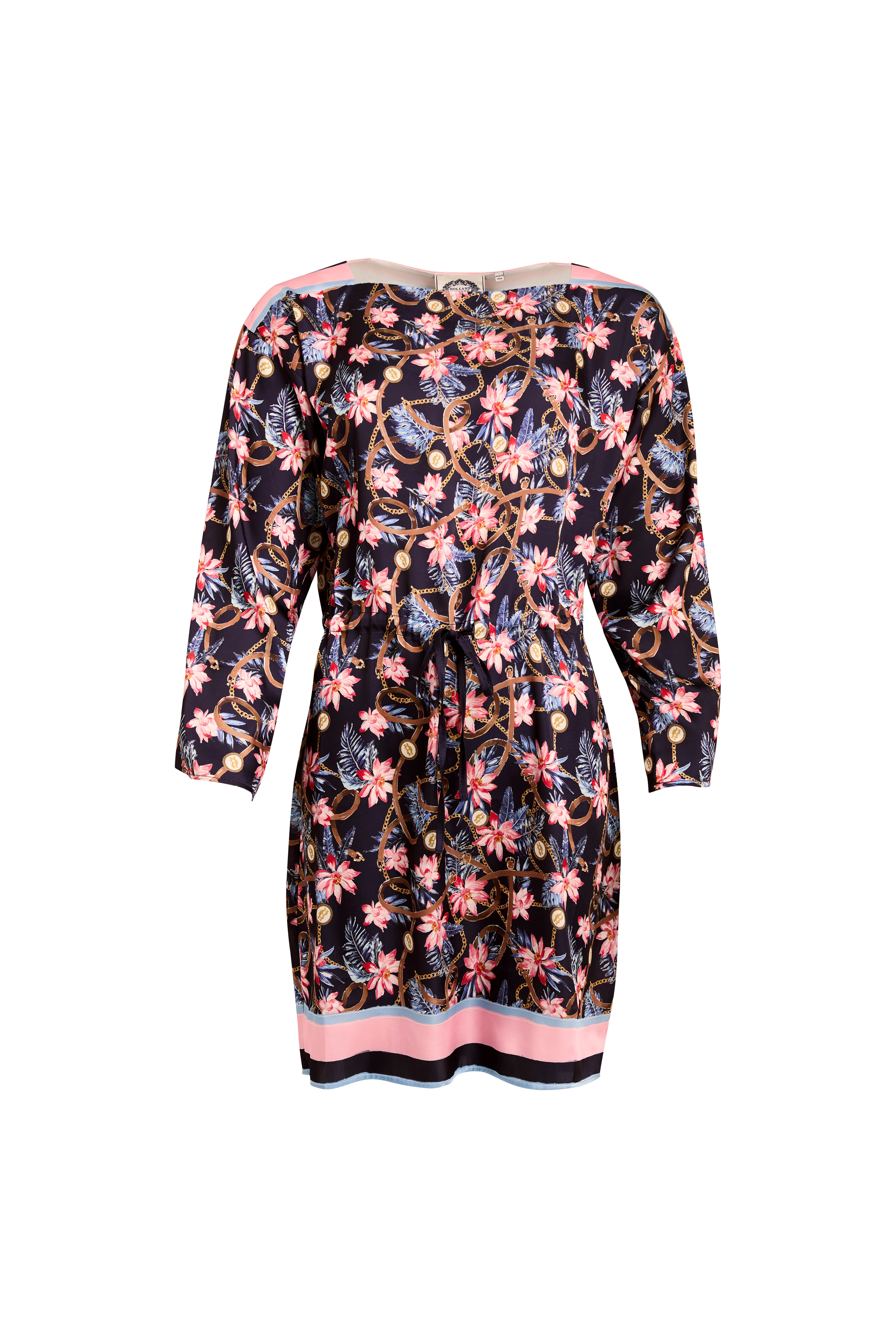 Thalia Mini Dress (Seychelles Navy)