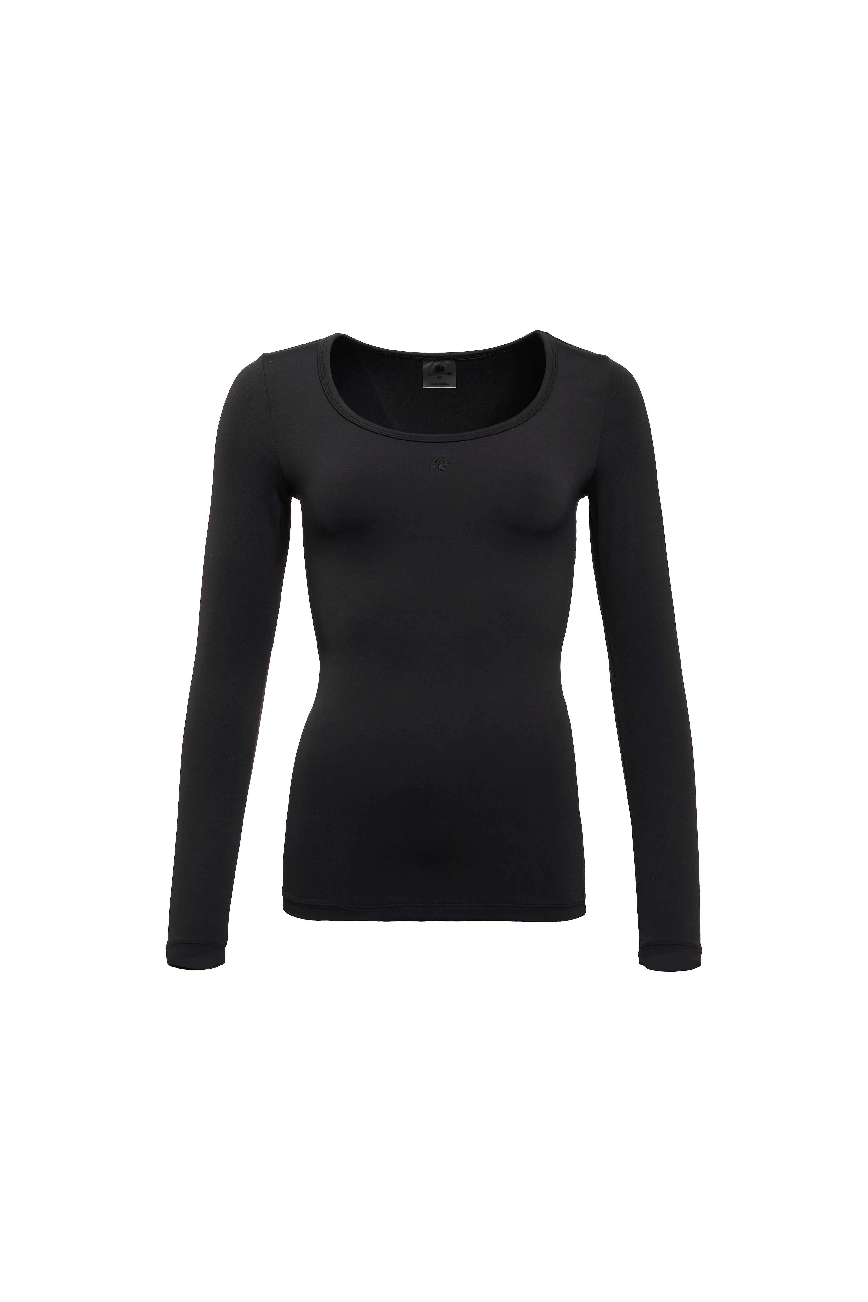 Supersoft Long Sleeve Top (Black)