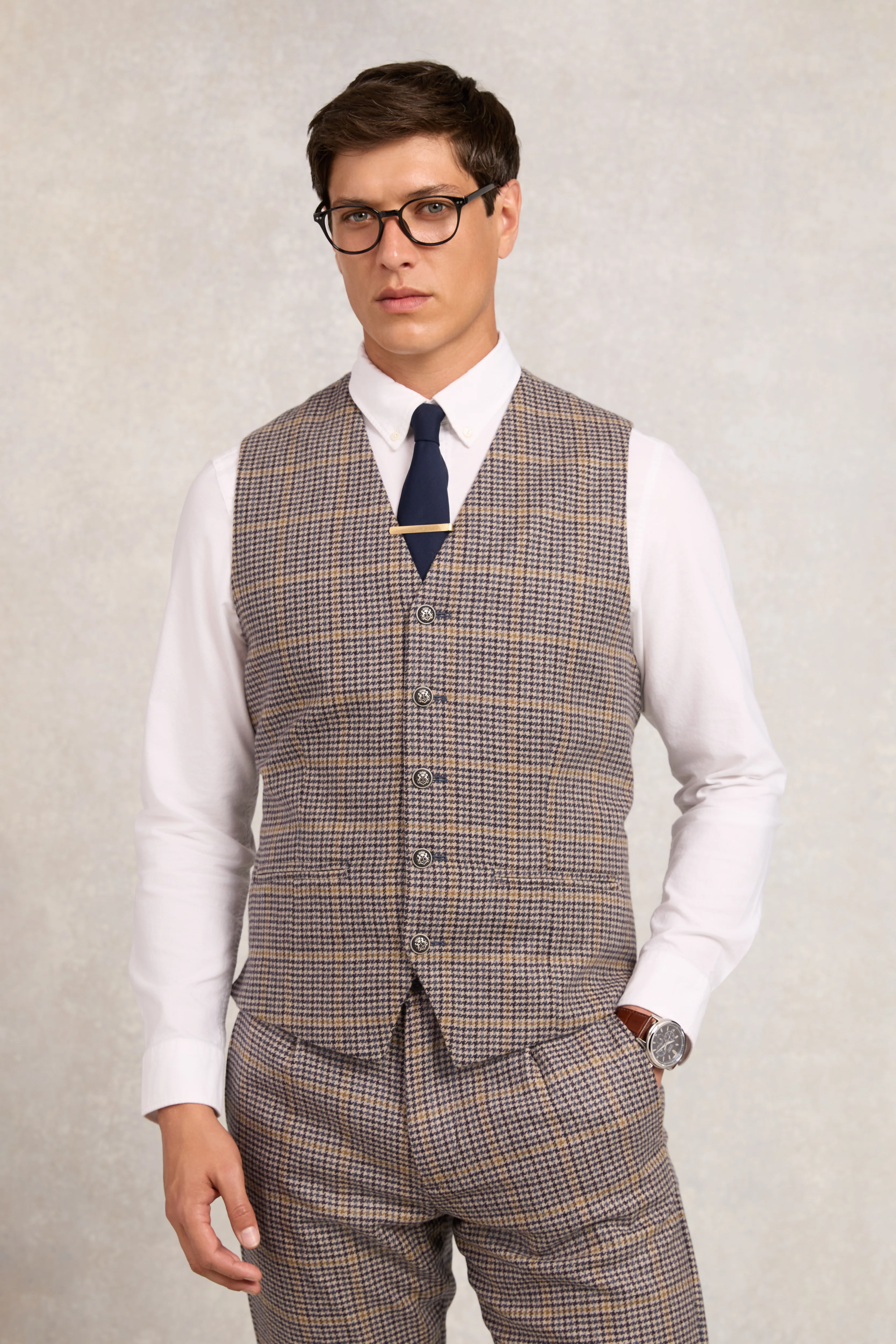 St James Waistcoat (Prince of Wales Navy)