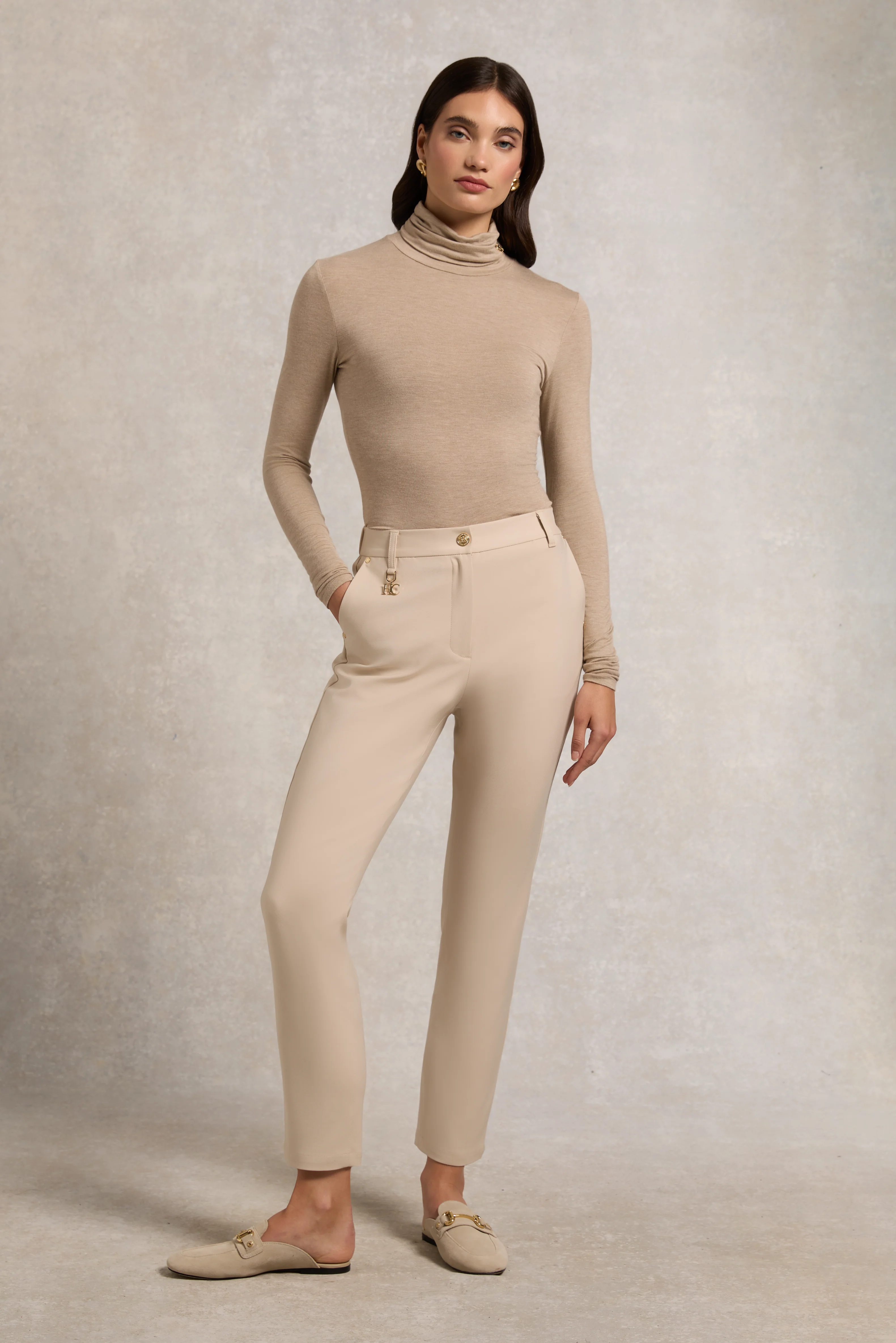 Bexley Cigarette Trouser (Stone)