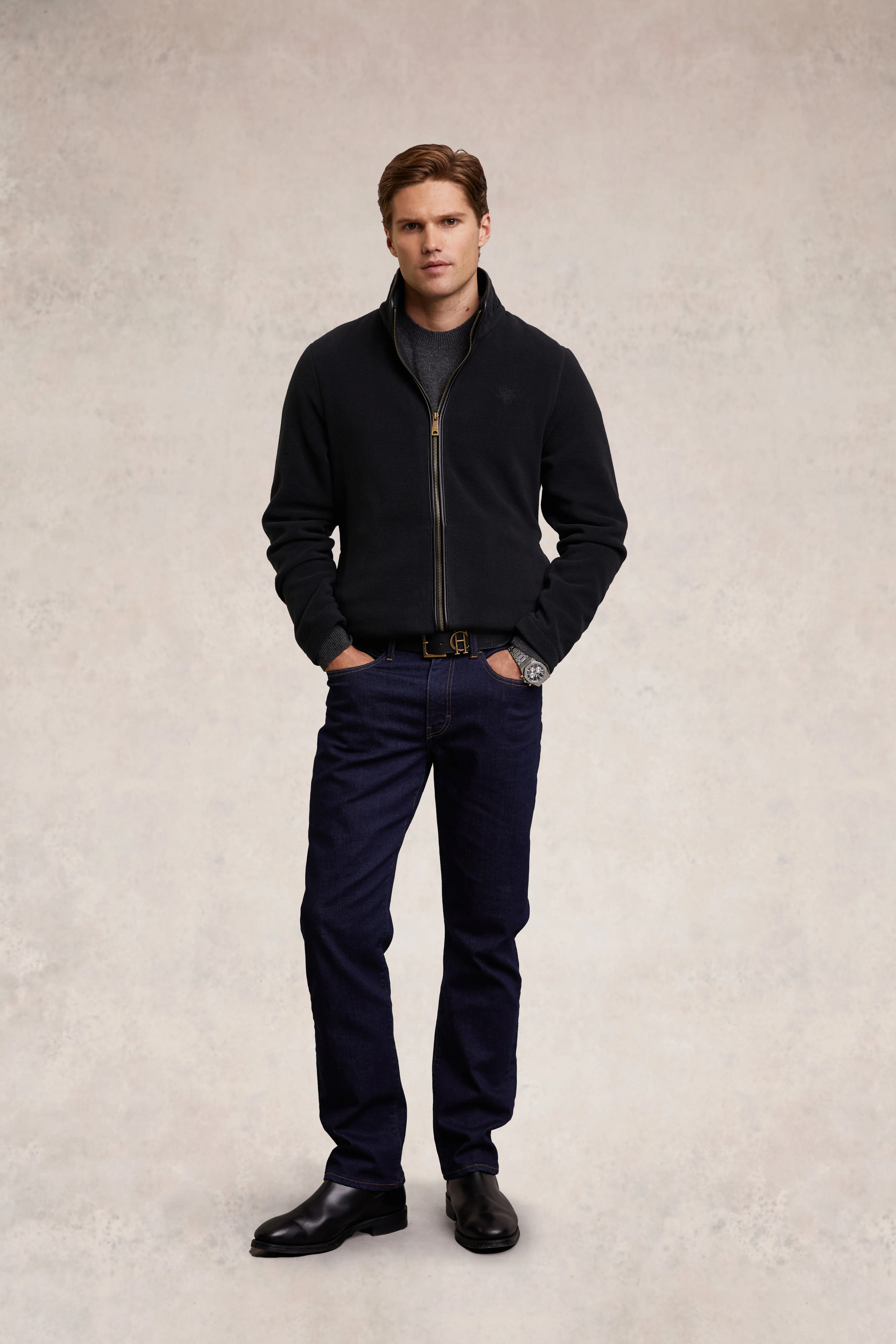 Country Fleece Jacket (Black)