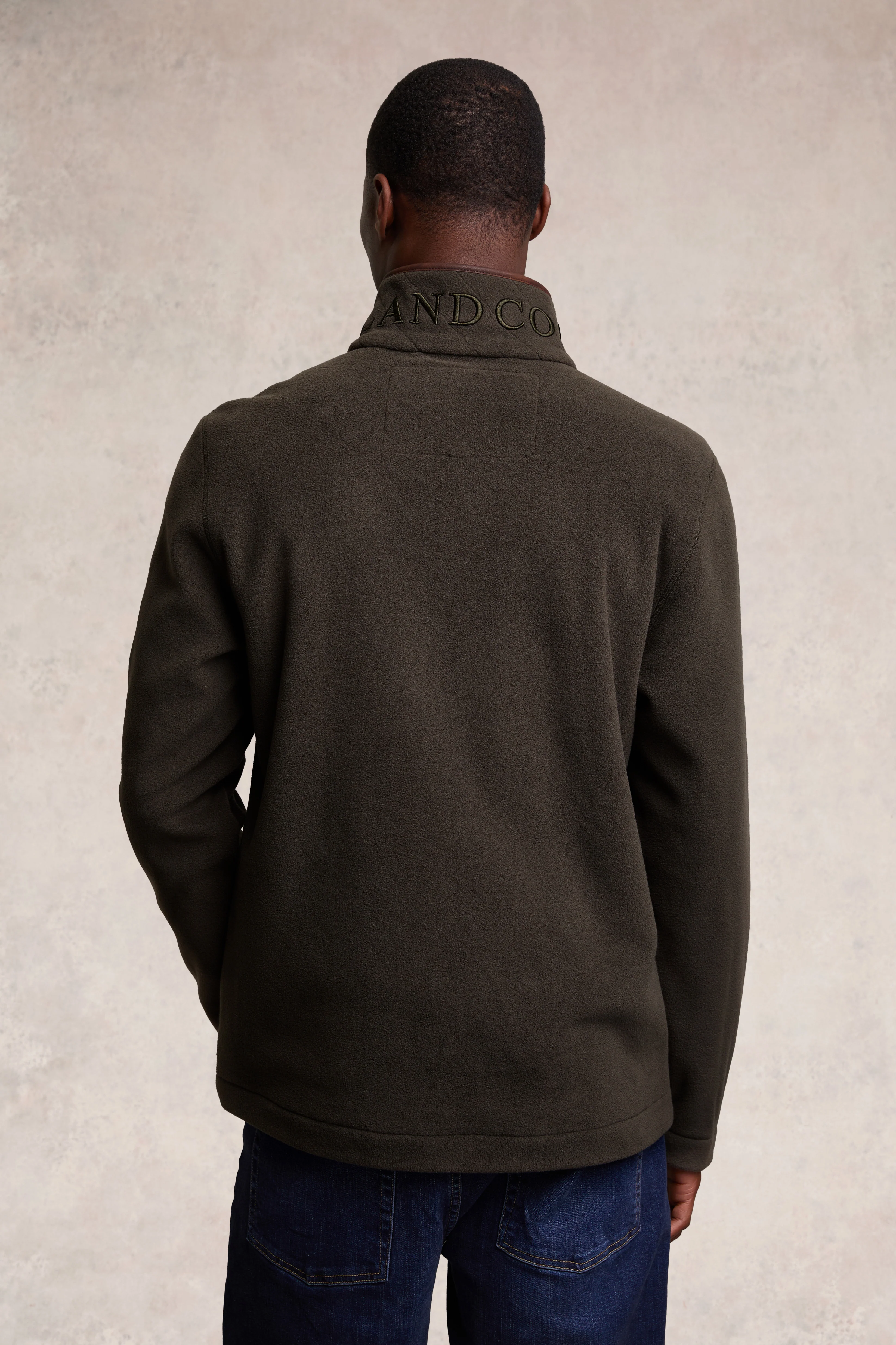 Country Fleece Quarter Zip (Khaki)