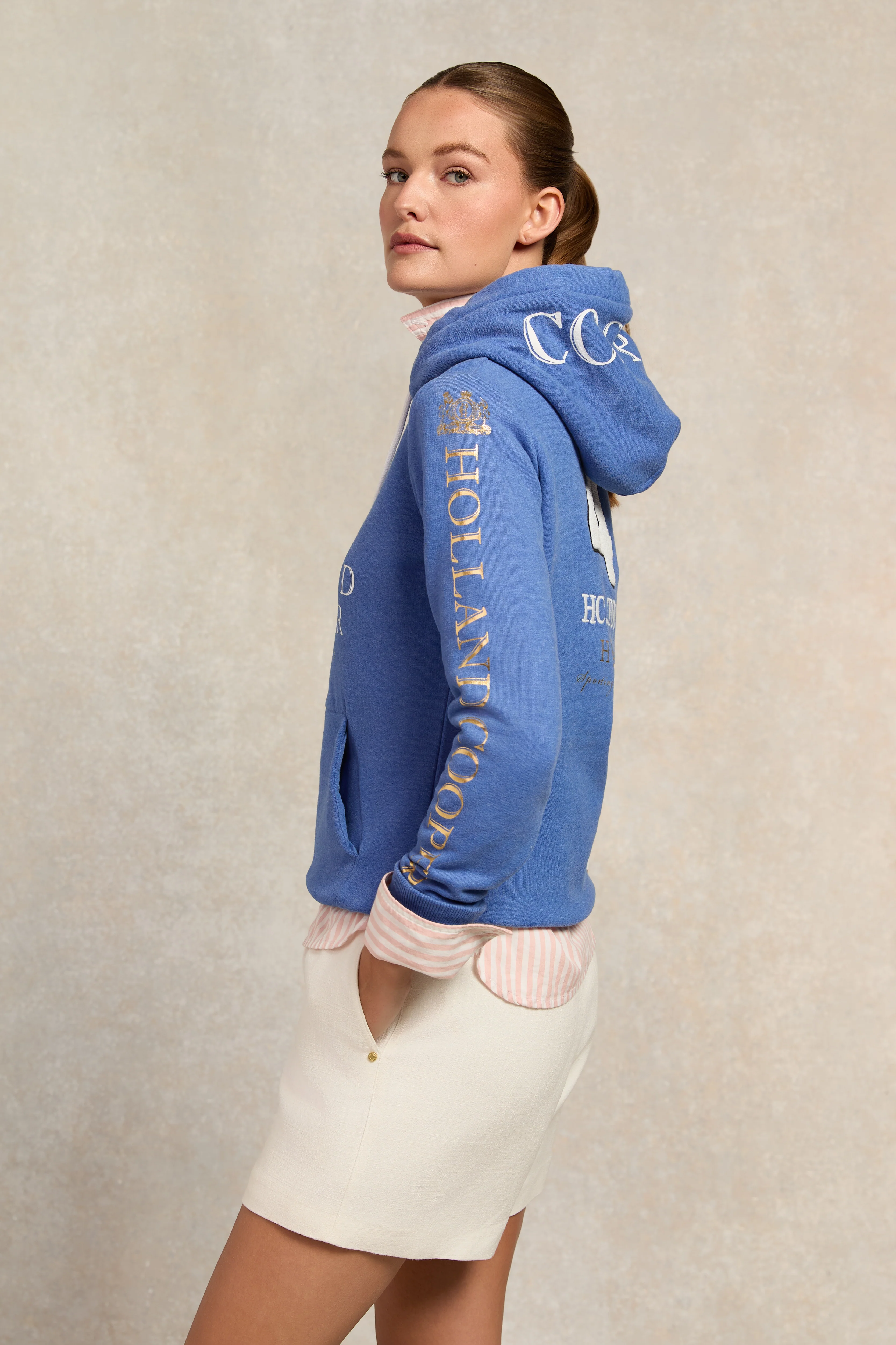 HC Heritage Hoodie (Deep Cobalt Marl)