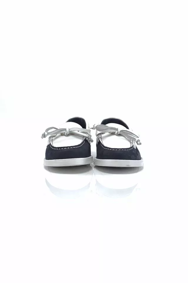 Padstow Deck Shoe (Navy White)