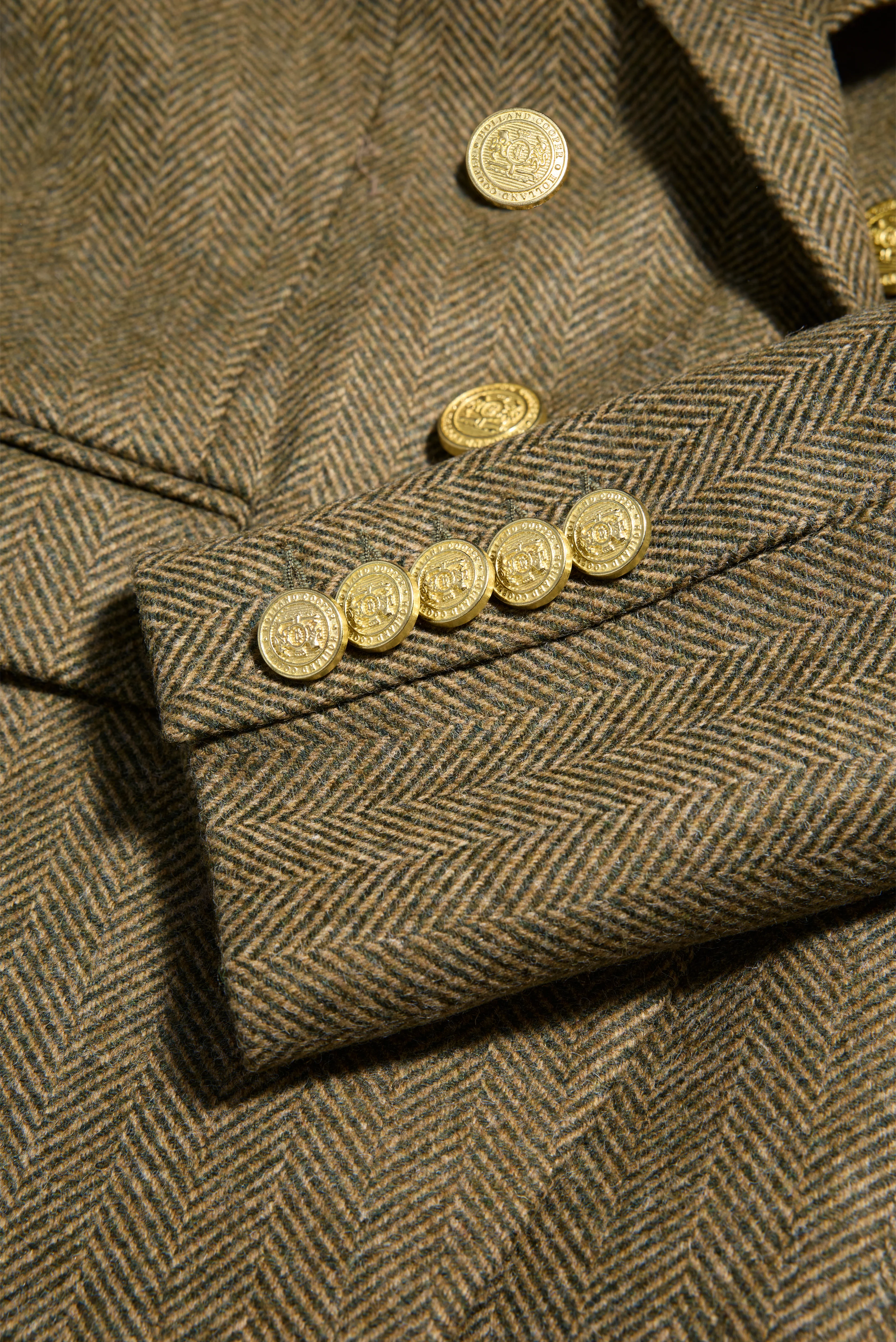 Knightsbridge Blazer (Moss Herringbone)