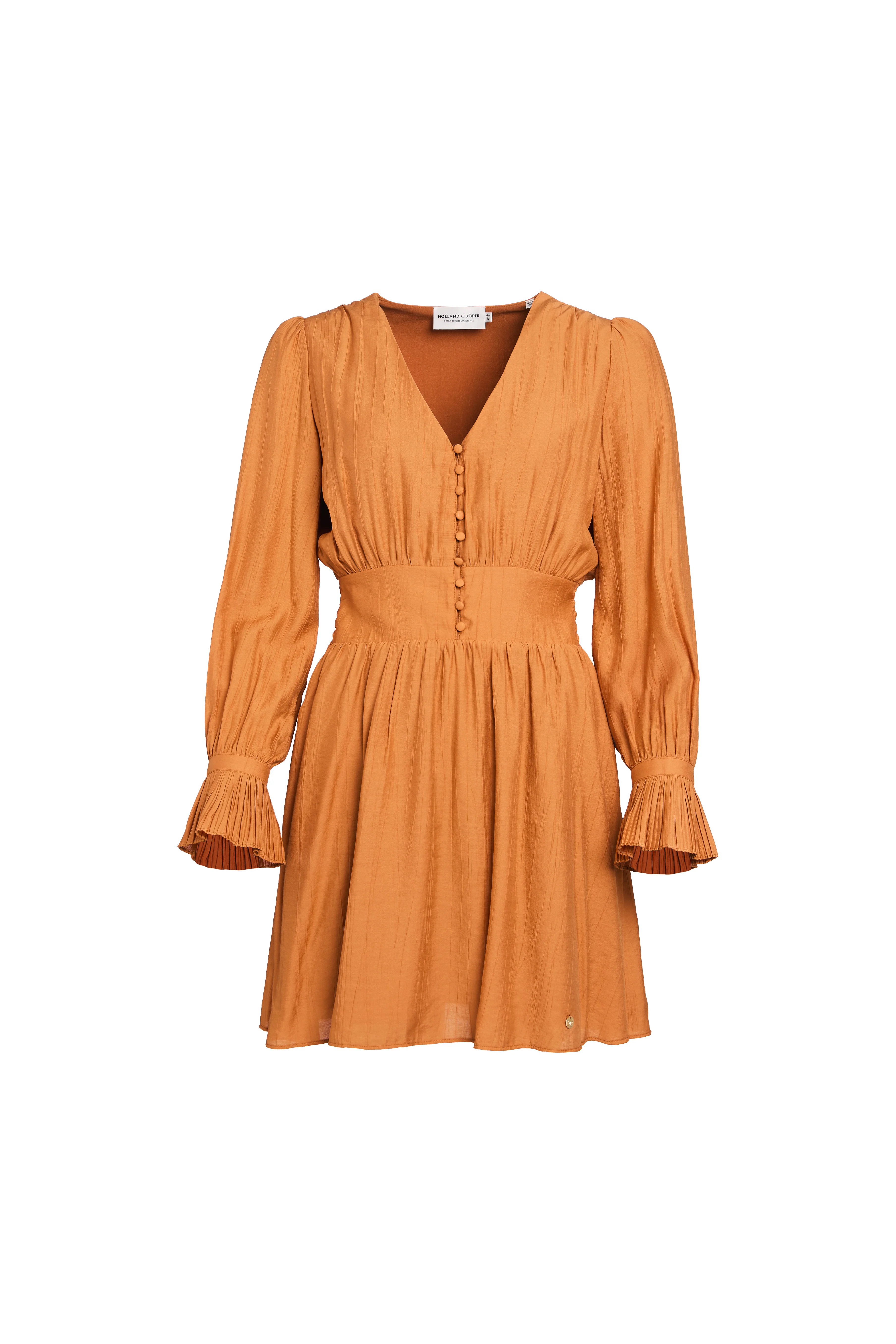 Phoebe V-Neck Mini Dress (Sienna)