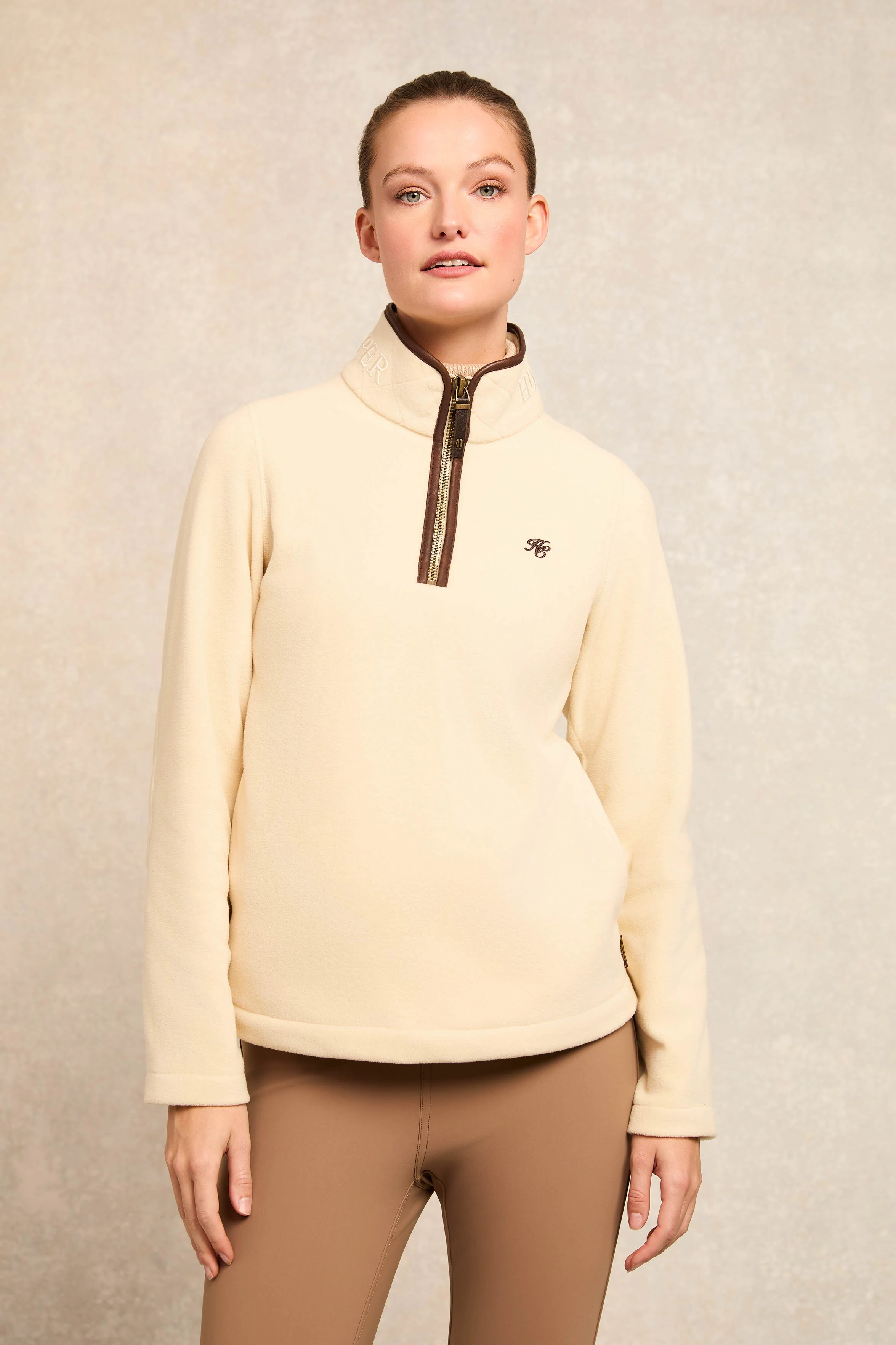 Country Fleece Quarter Zip (Cream)