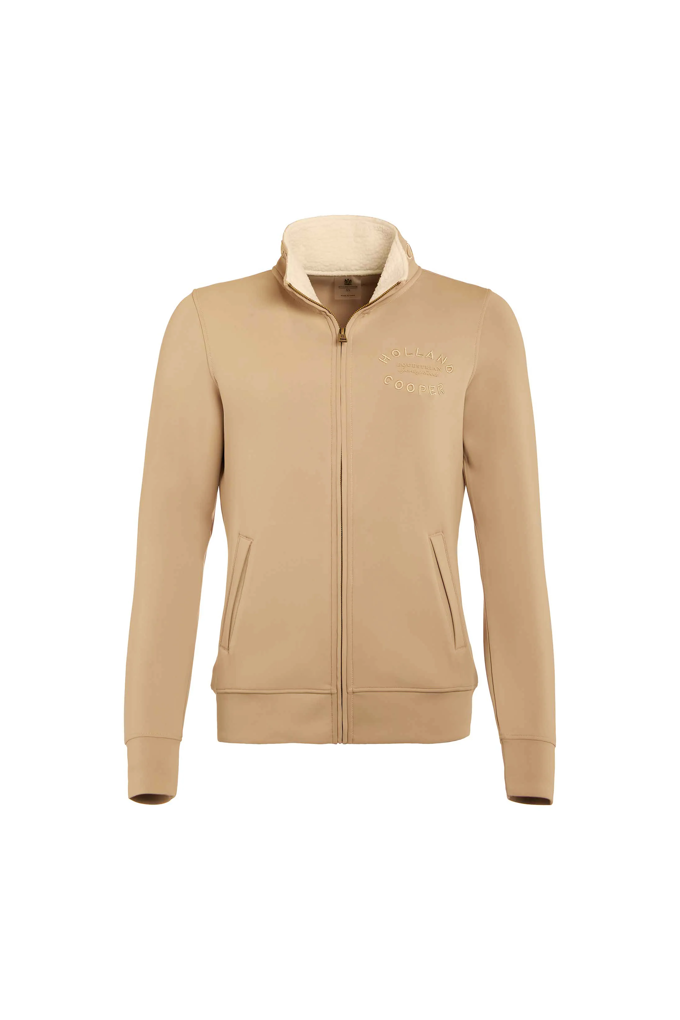 Training Zip Through Sweat (Stone)